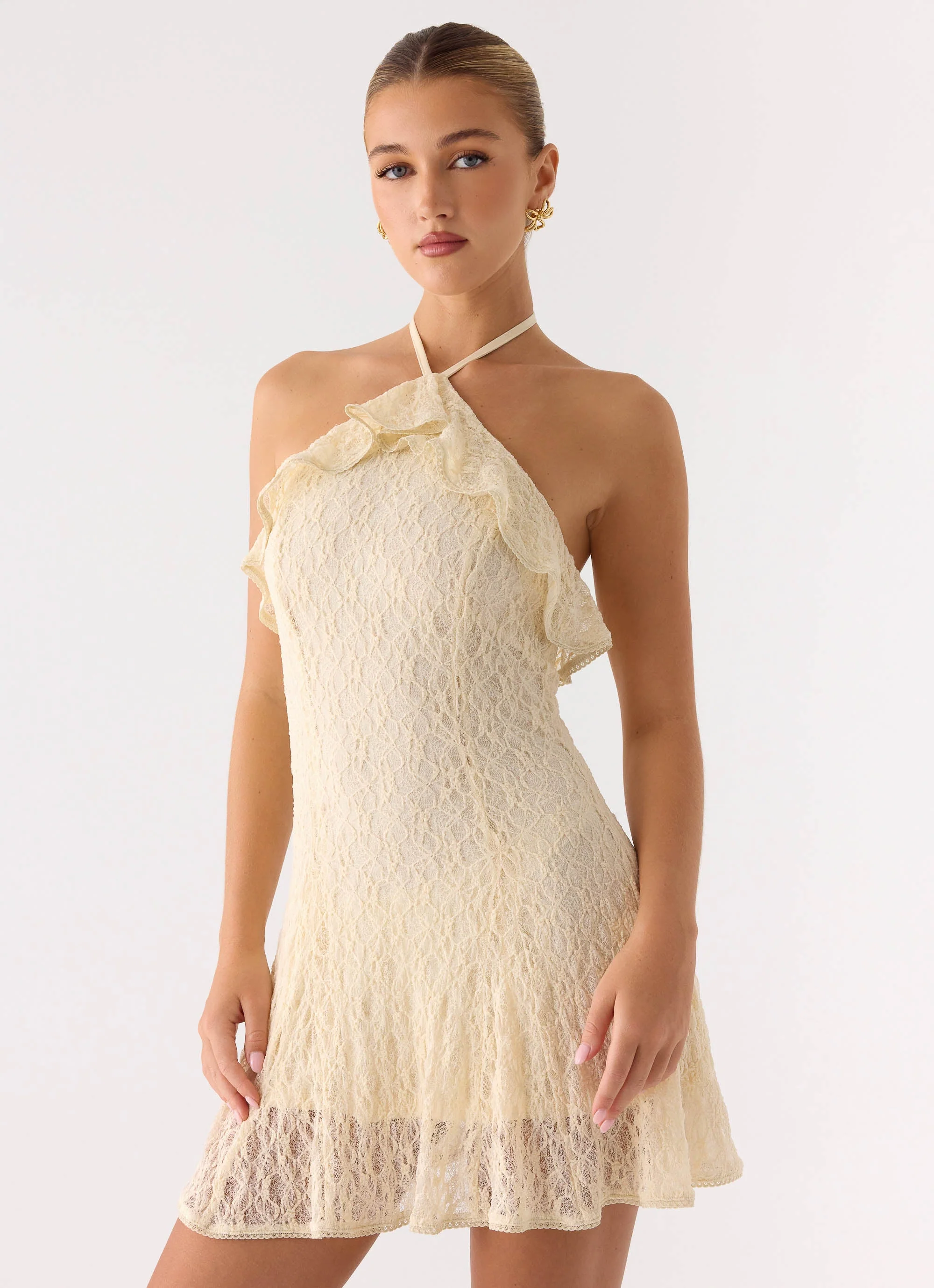 Every Second Mini Dress - Ivory - Image 5