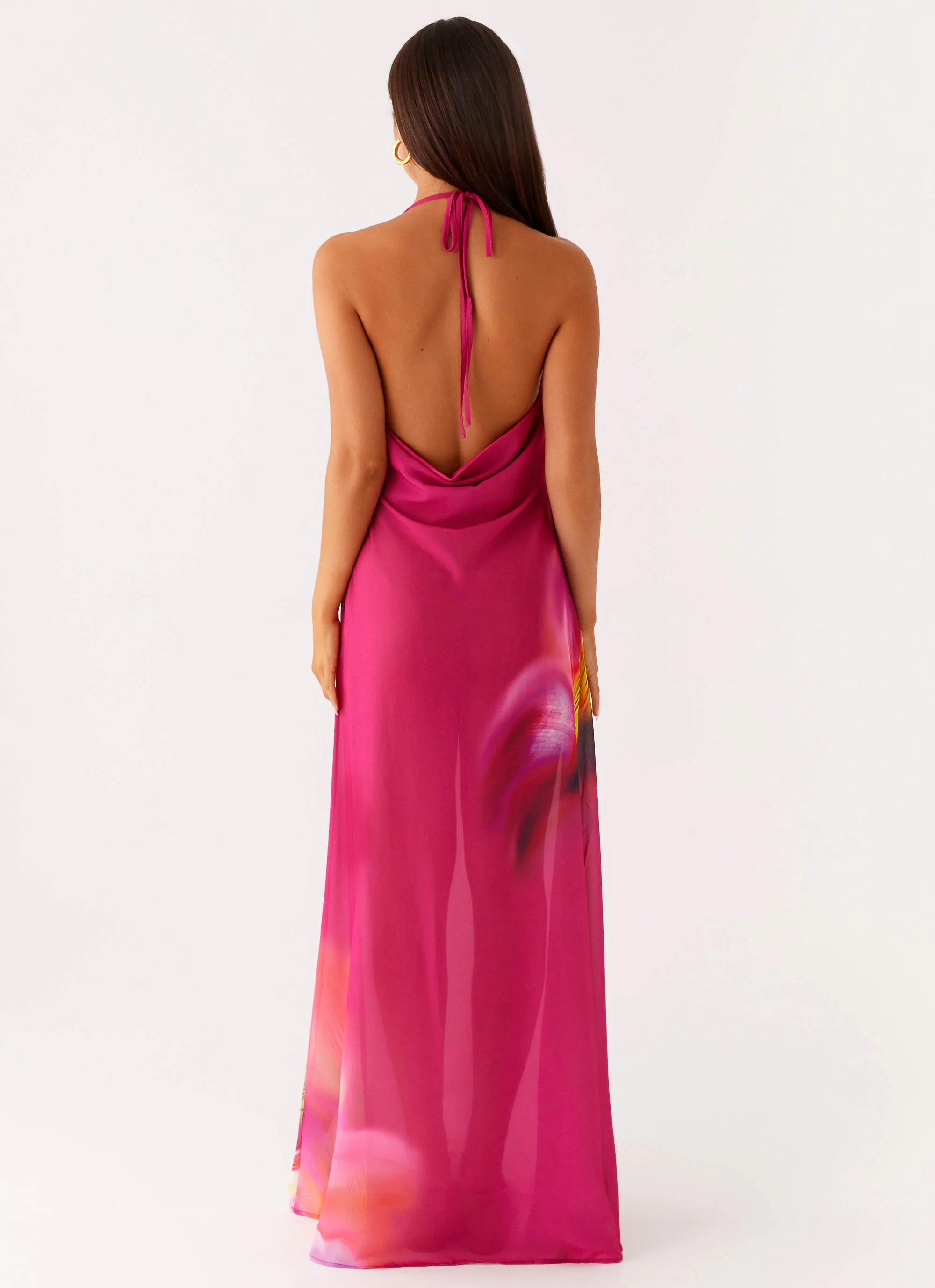 Fantasy Maxi Dress - Pink Tropical - Image 4