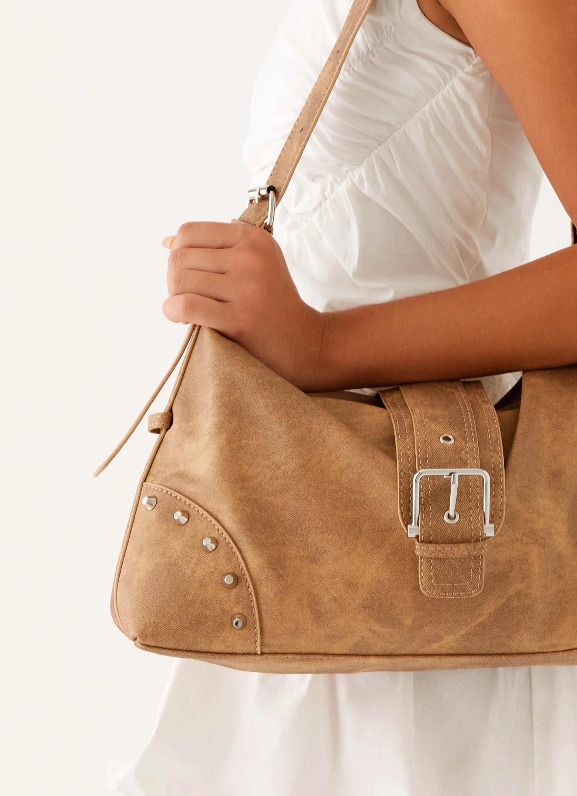Fargo Shoulder Bag - Sand - Image 4