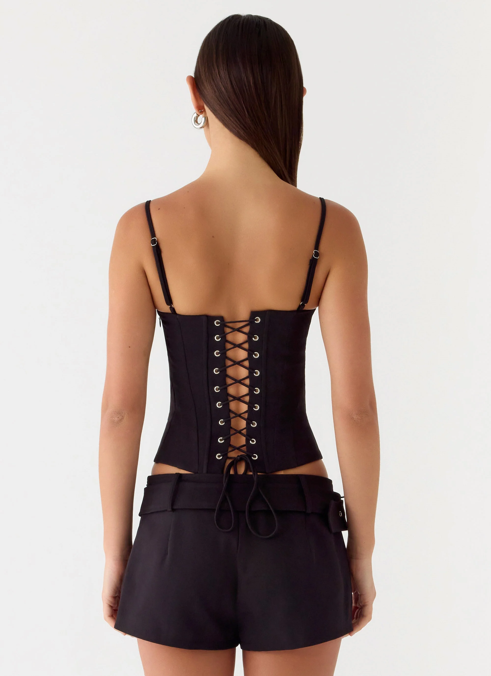 Favourite Moment Belt Mini Shorts - Black - Image 4