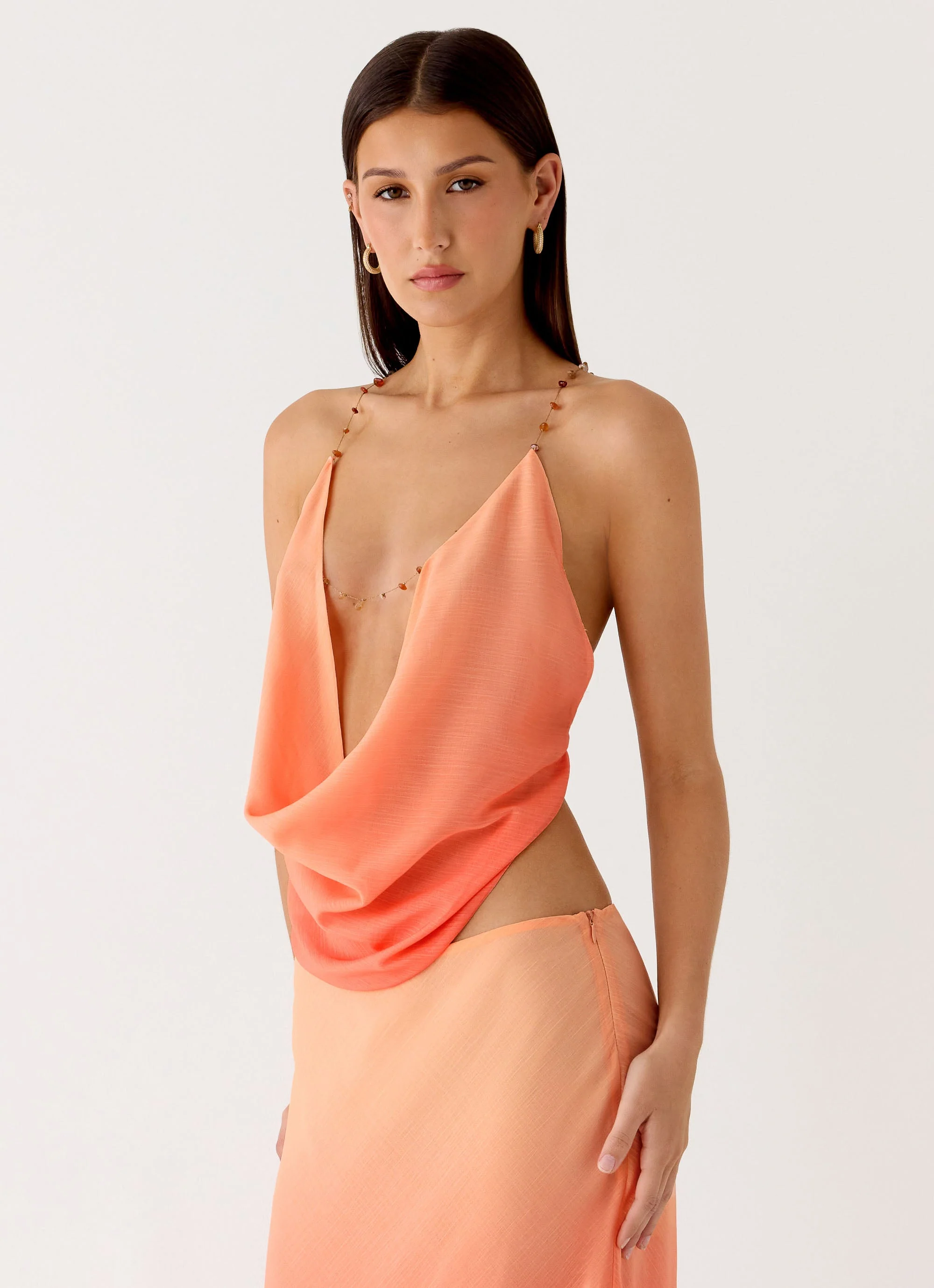 Feliciana Cowl Top - Sunset Ombre - Image 5