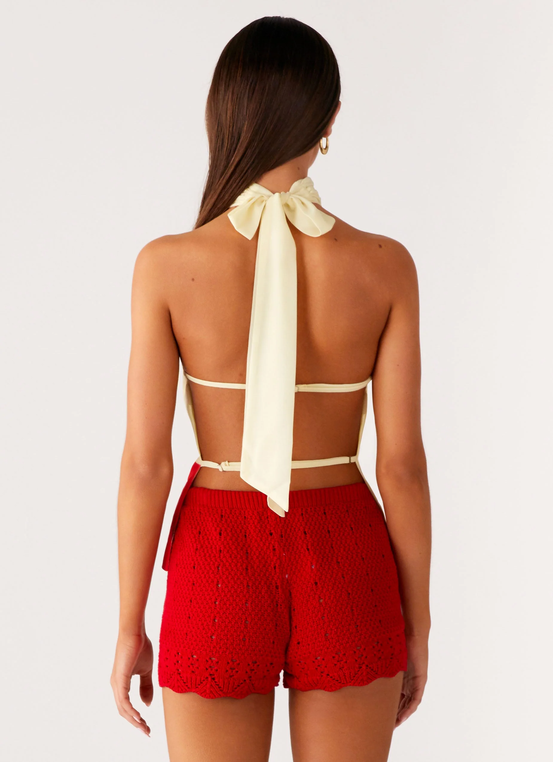 Felicity Halter Top - Scarlet Floral - Image 2