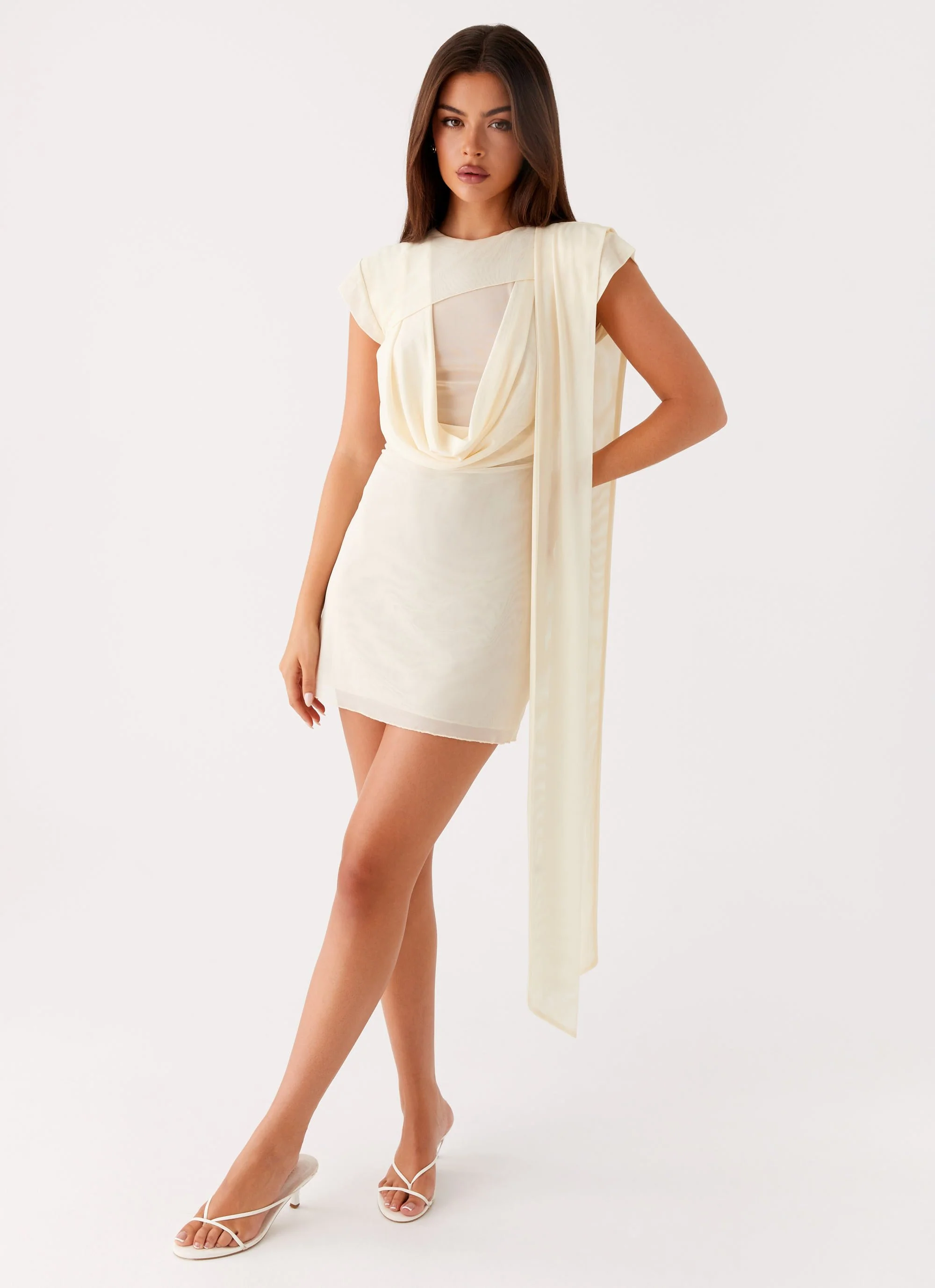 Felipe Mini Dress - Yellow - Image 5