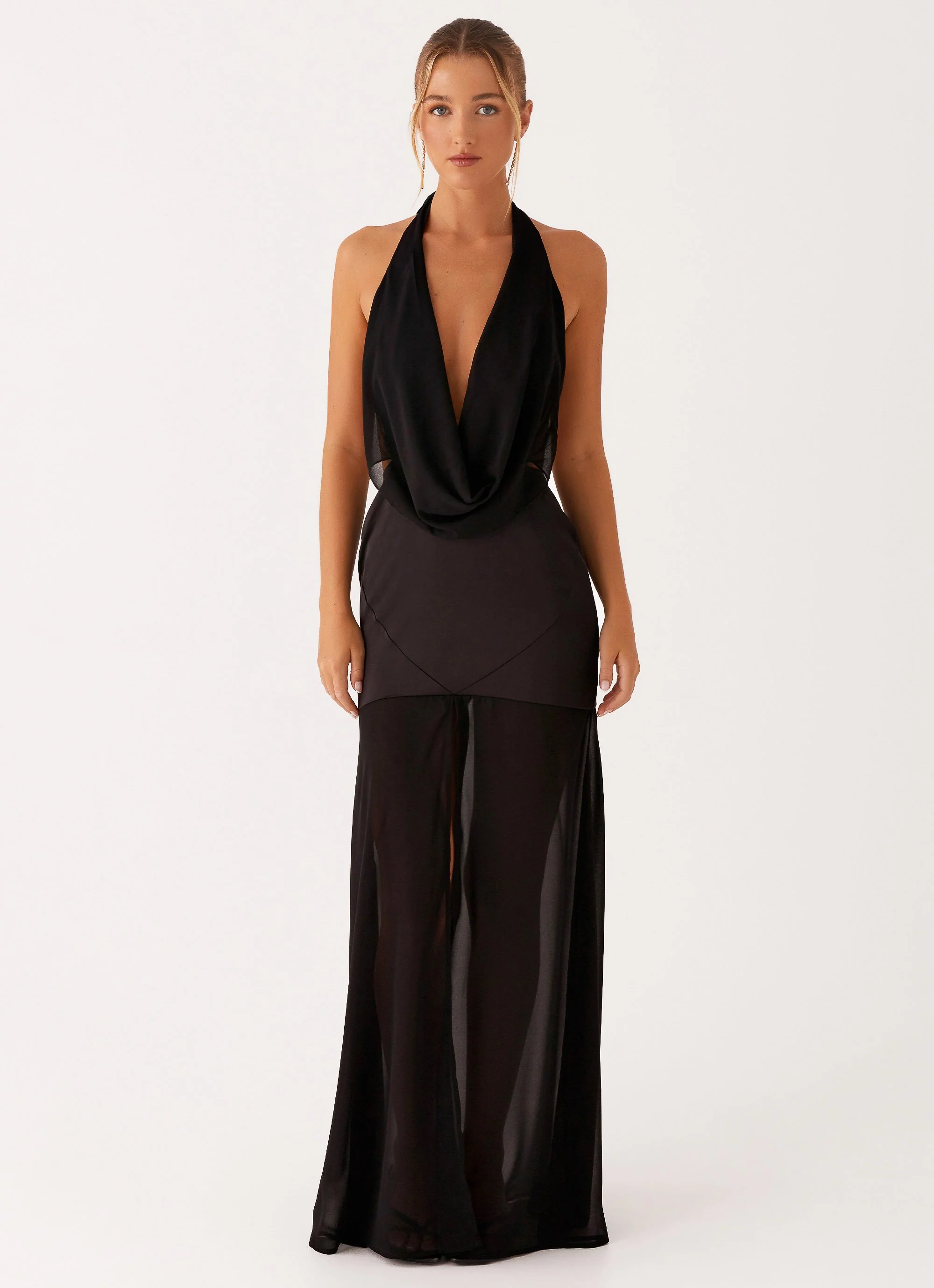 Fenella Maxi Dress - Black - Image 2