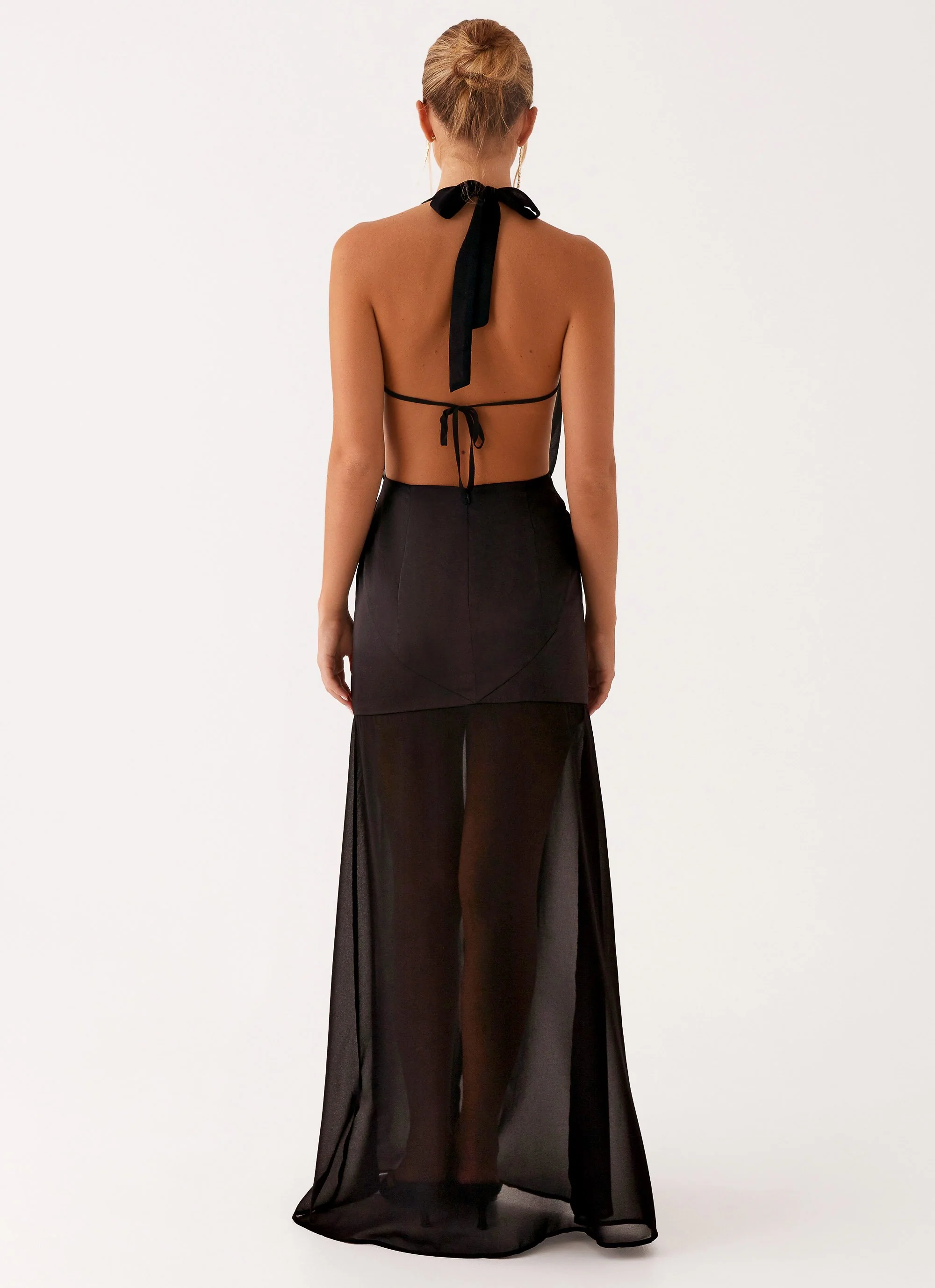 Fenella Maxi Dress - Black - Image 4