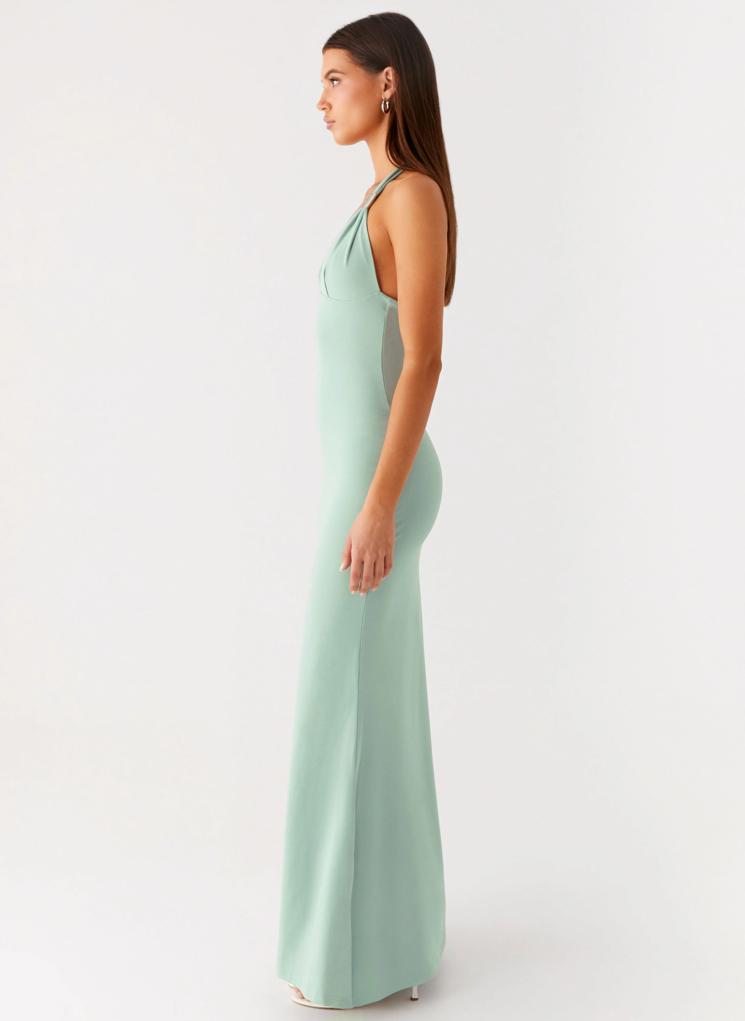 Fern Valley Maxi Dress - Sage - Image 3
