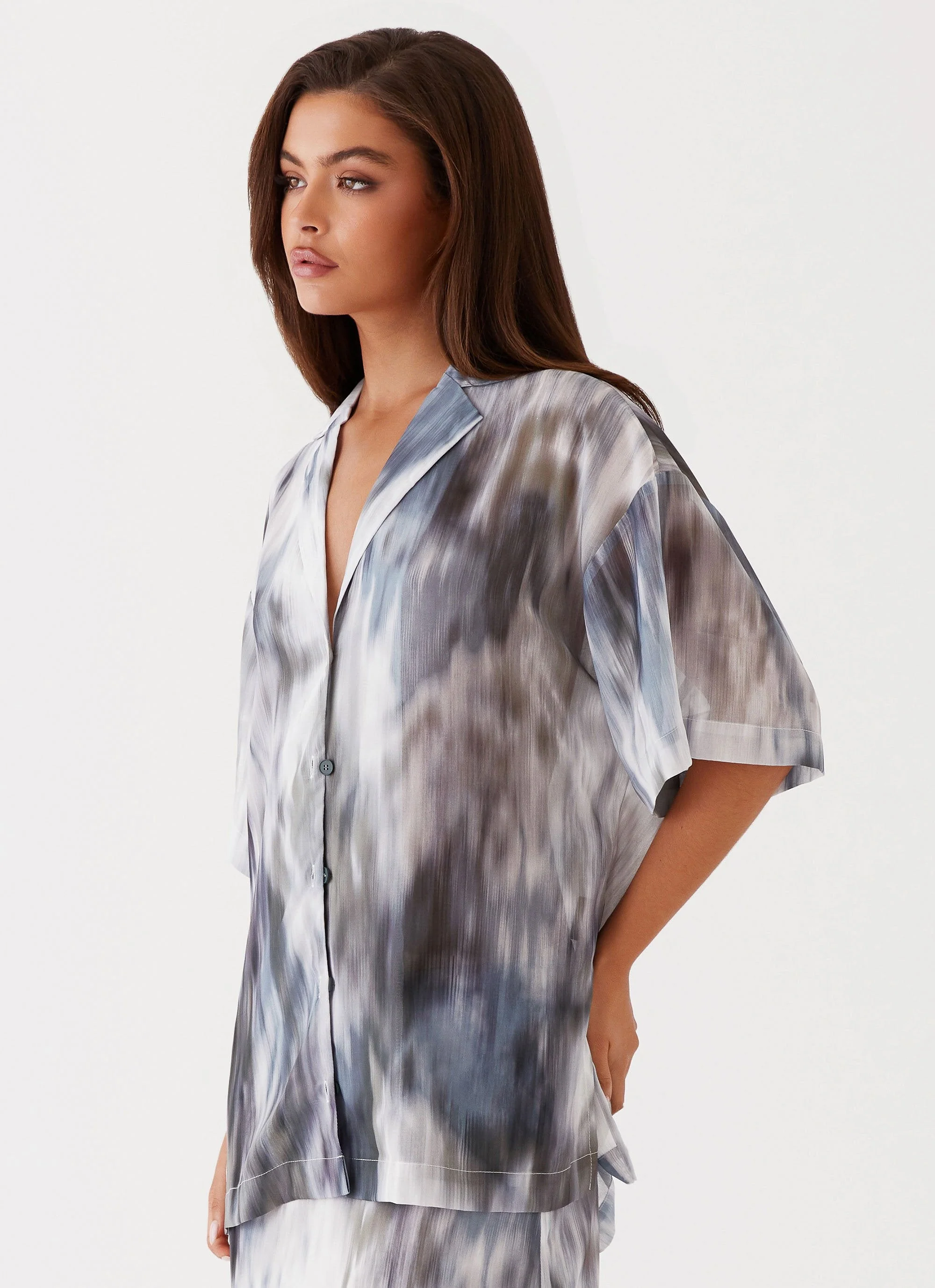Fight The Feeling Oversized Shirt - Gloom - Image 3