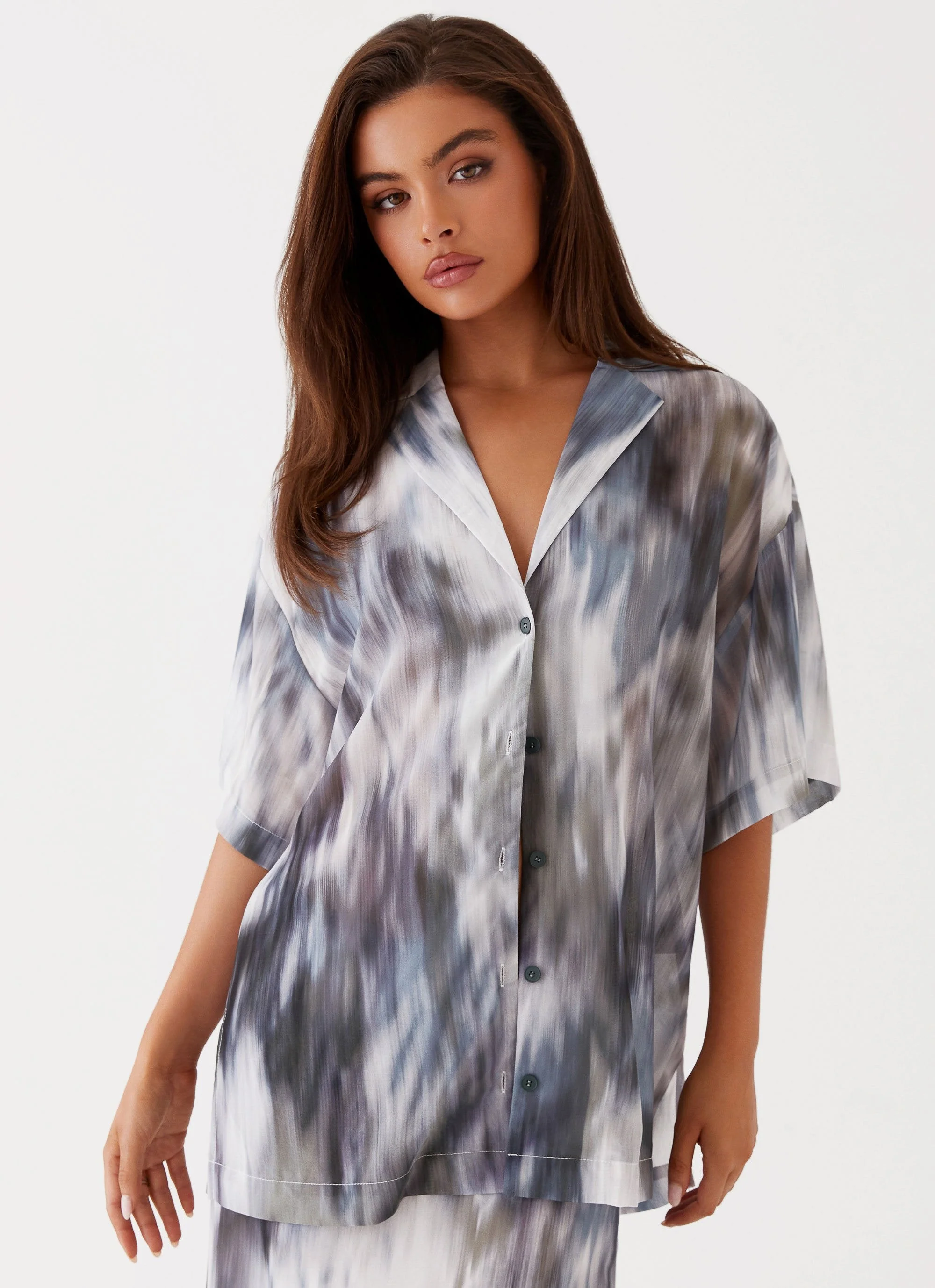 Fight The Feeling Oversized Shirt - Gloom - Image 6