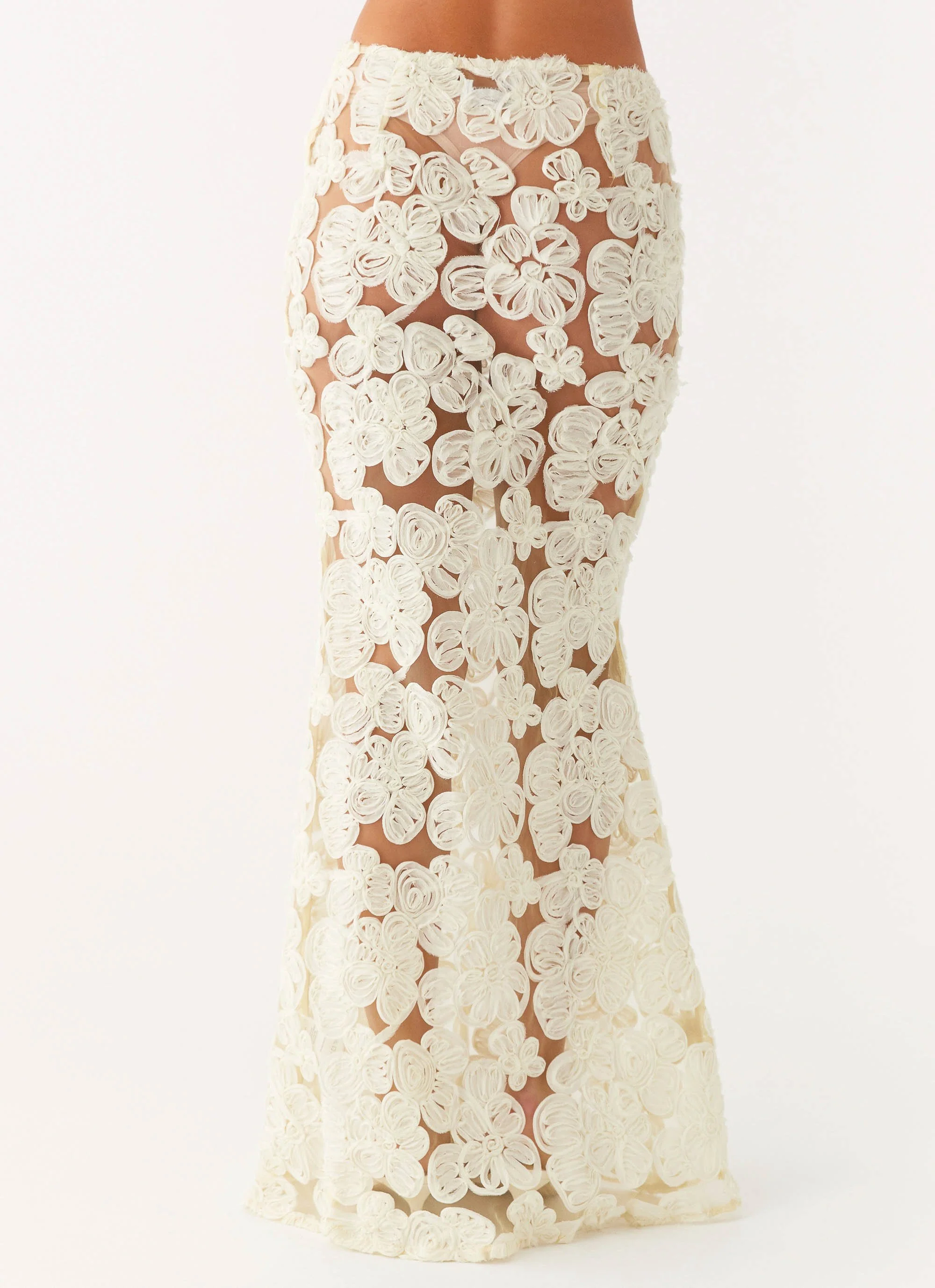 Fiorella Floret Maxi Skirt - Yellow - Image 4