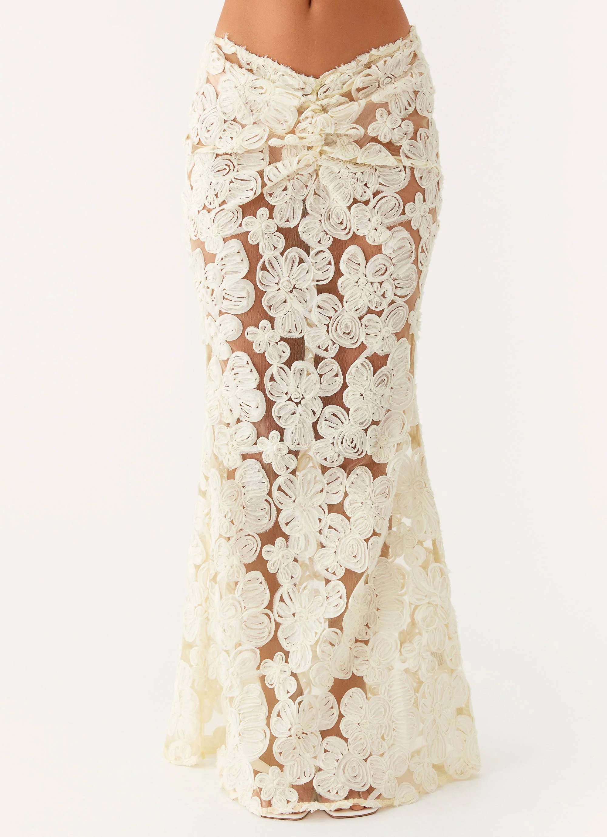 Fiorella Floret Maxi Skirt - Yellow - Image 5