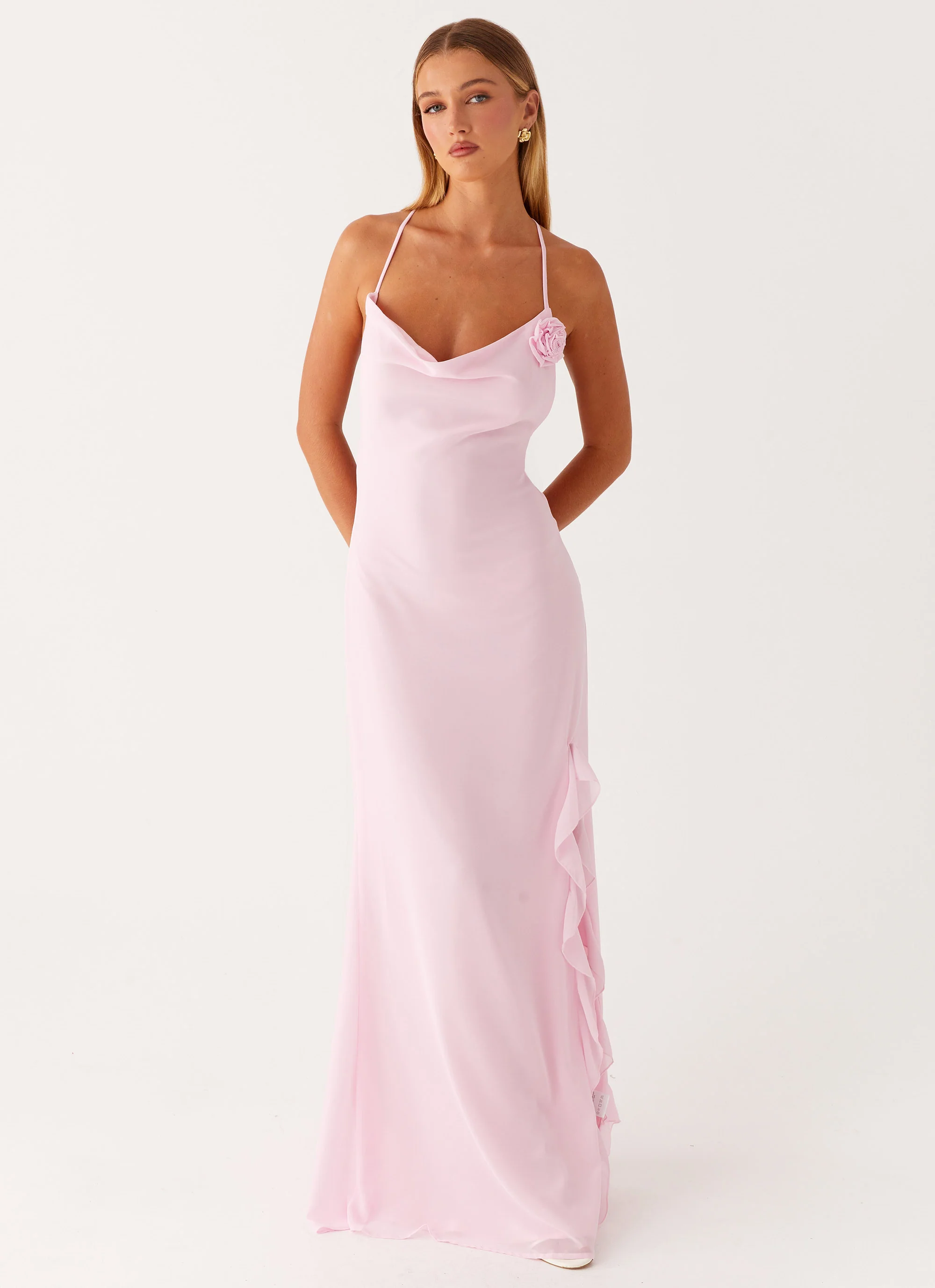 First Class Maxi Dress - Pink - Image 4
