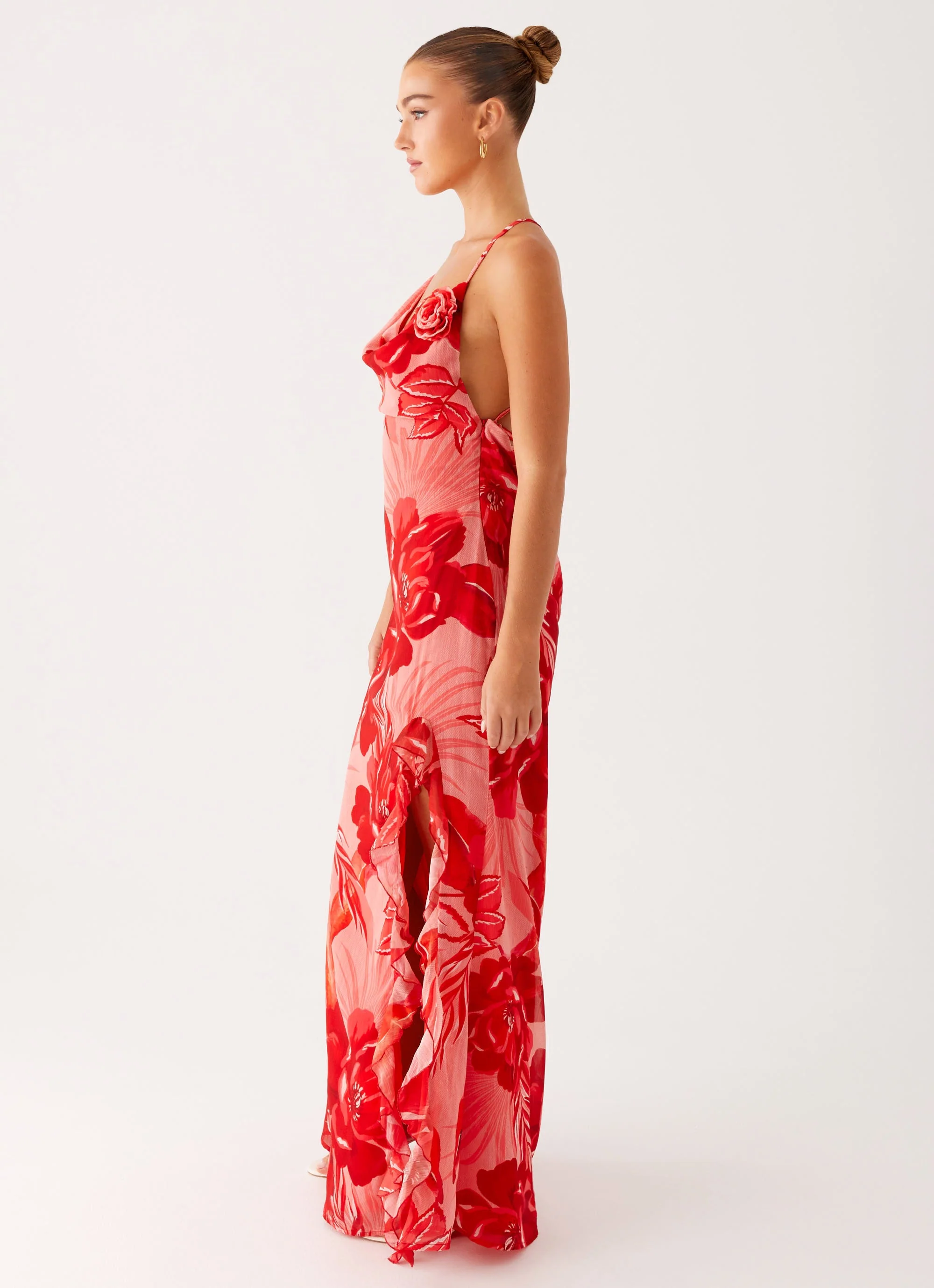 First Class Maxi Dress - Sicily Sunsets Print - Image 3
