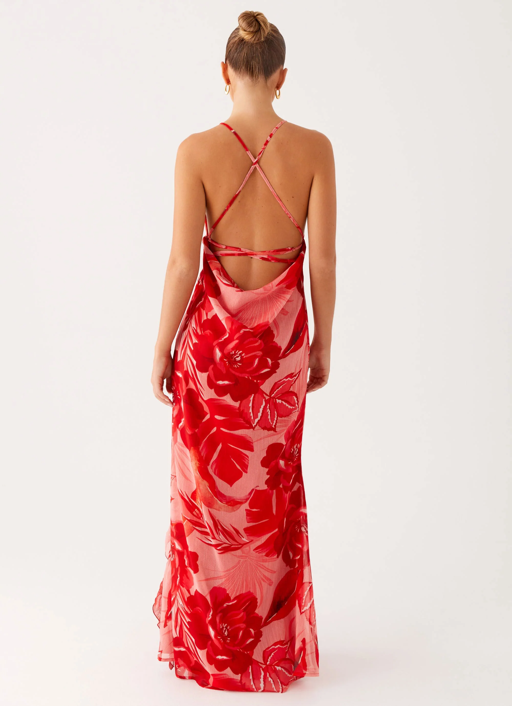 First Class Maxi Dress - Sicily Sunsets Print - Image 4