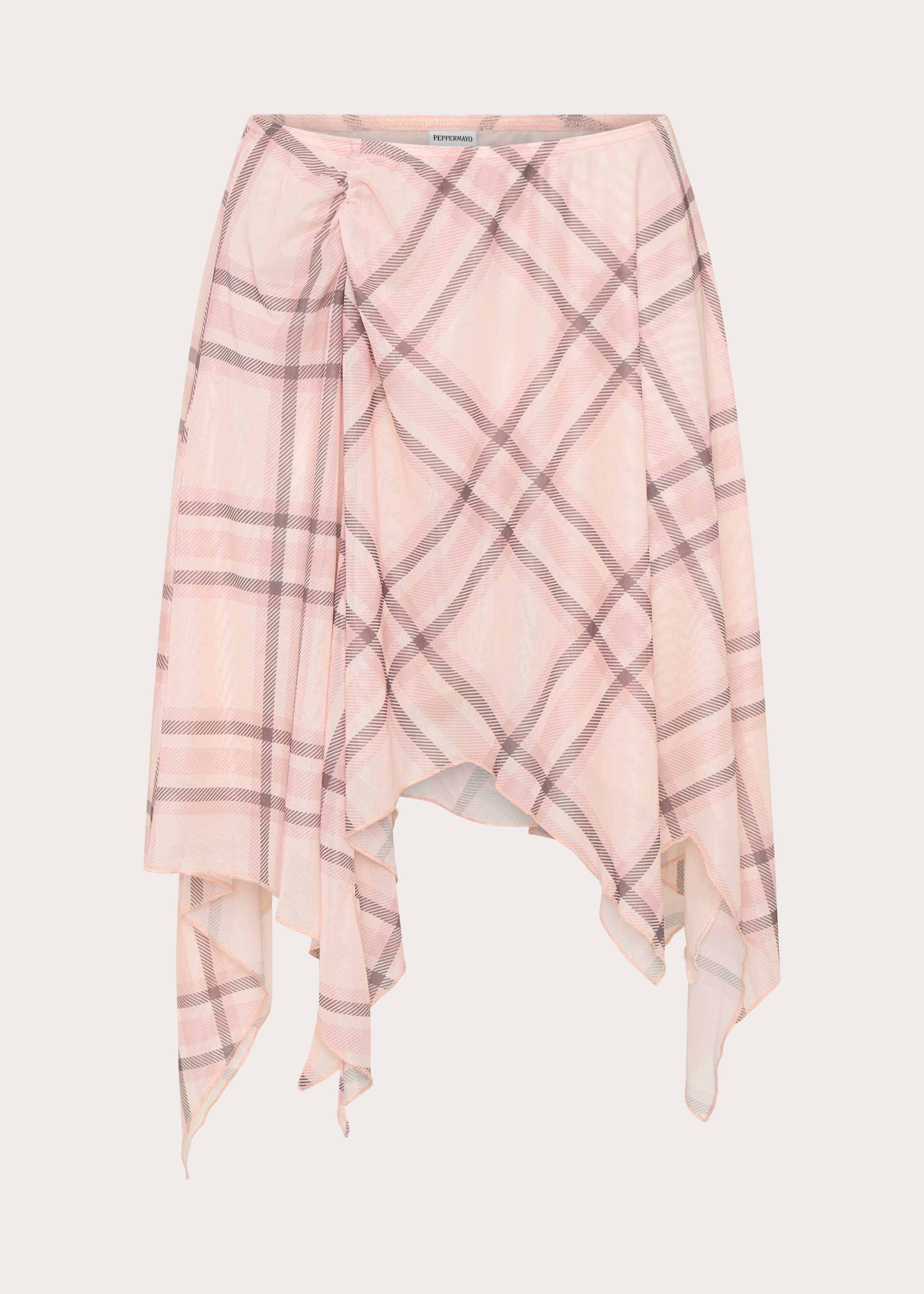Fit Check Midi Skirt - Pink Check - Image 10