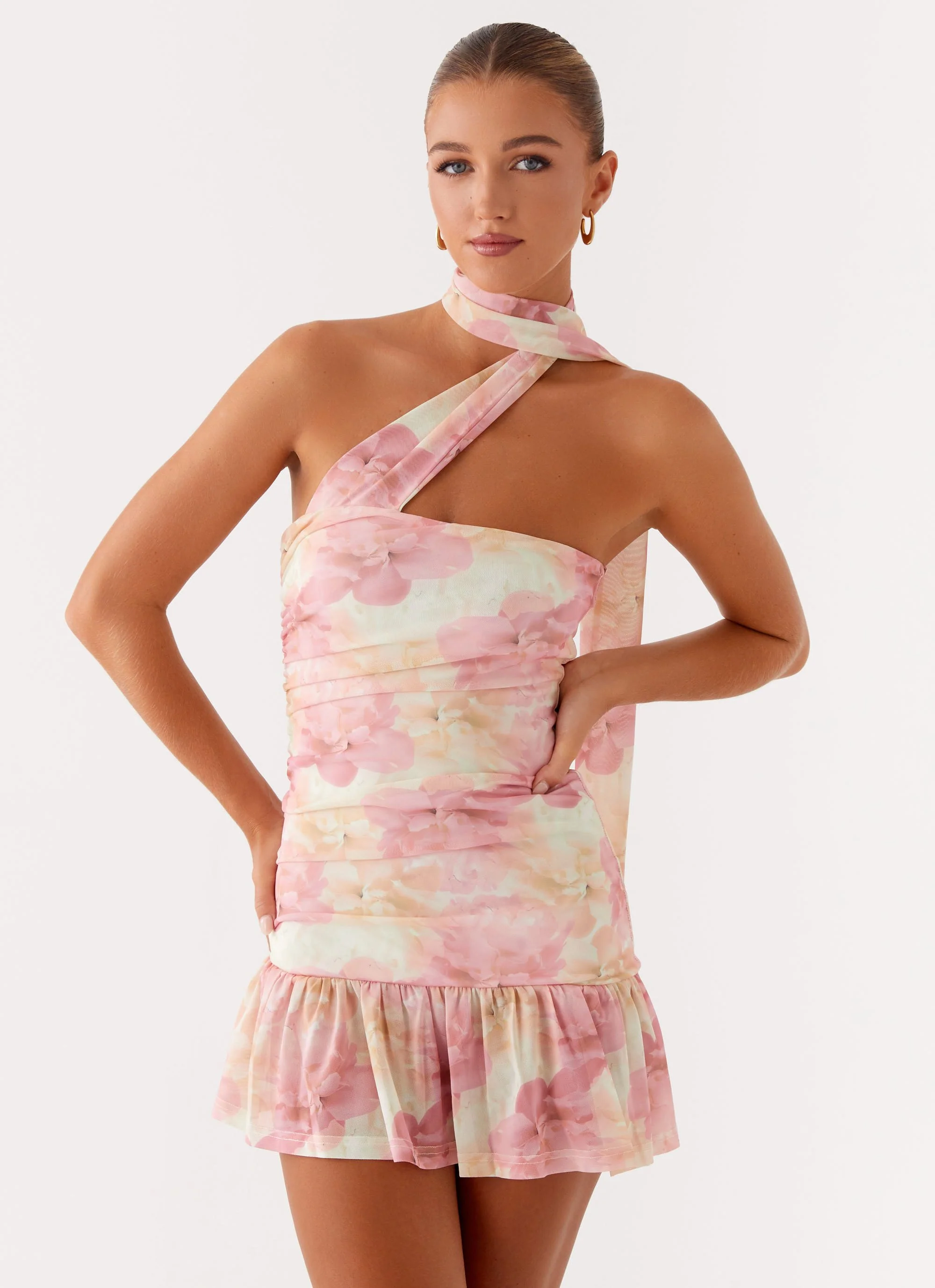 Fleur Mini Dress - Floral Print - Image 5