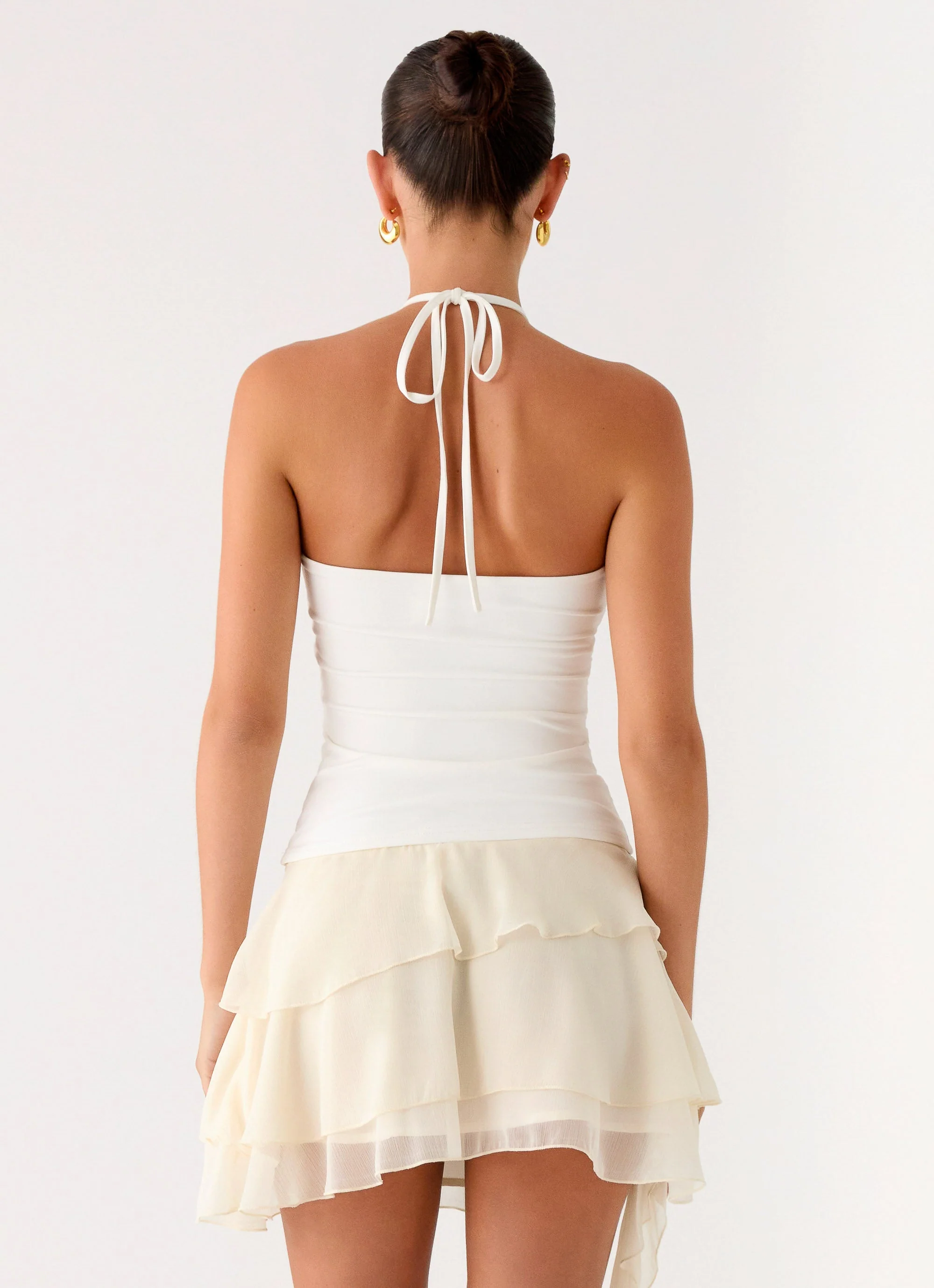 Forever Dreaming Ruffle Mini Skirt - Ivory - Image 4