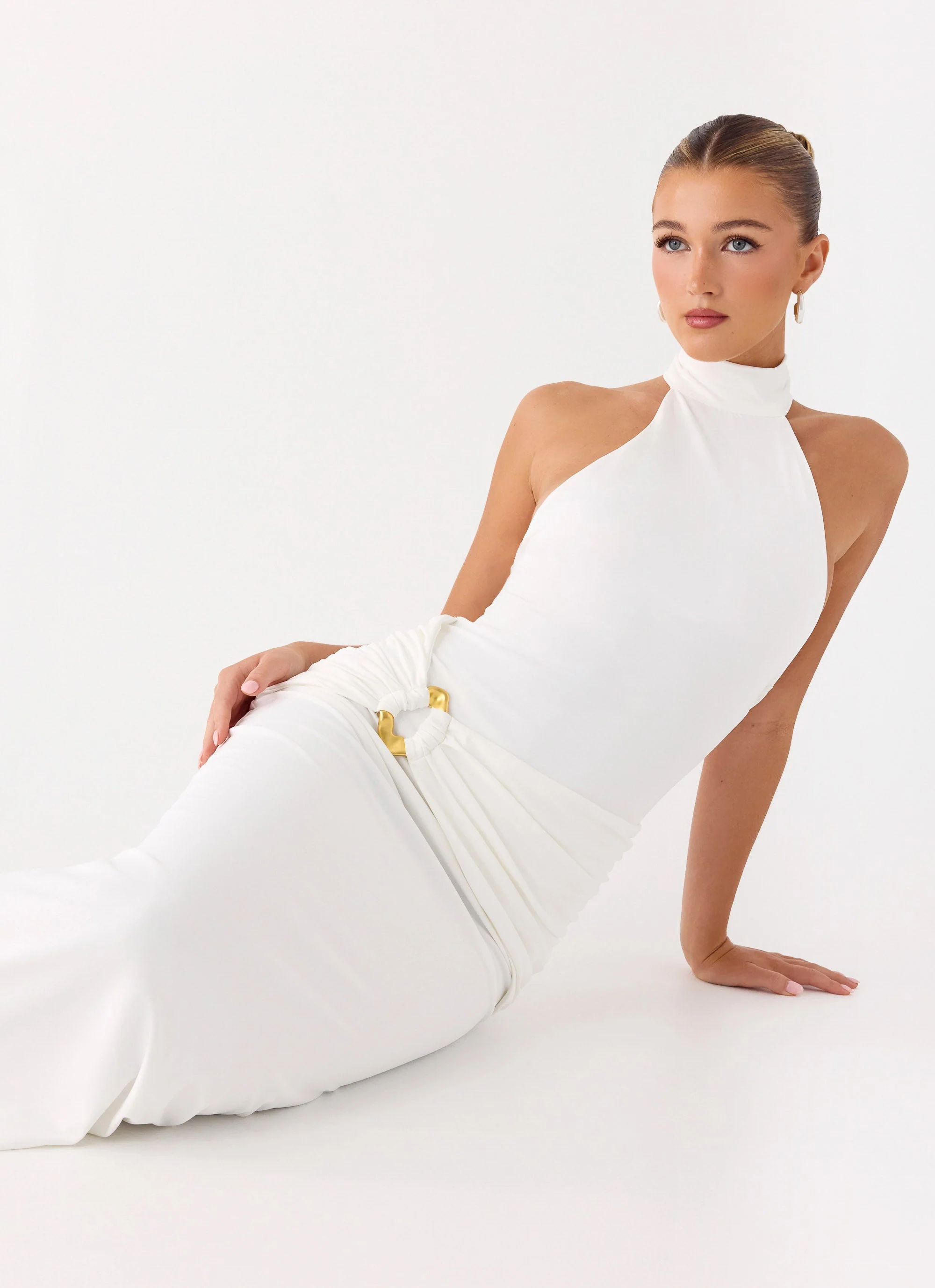 Forever Radiant Maxi Dress - White - Image 5