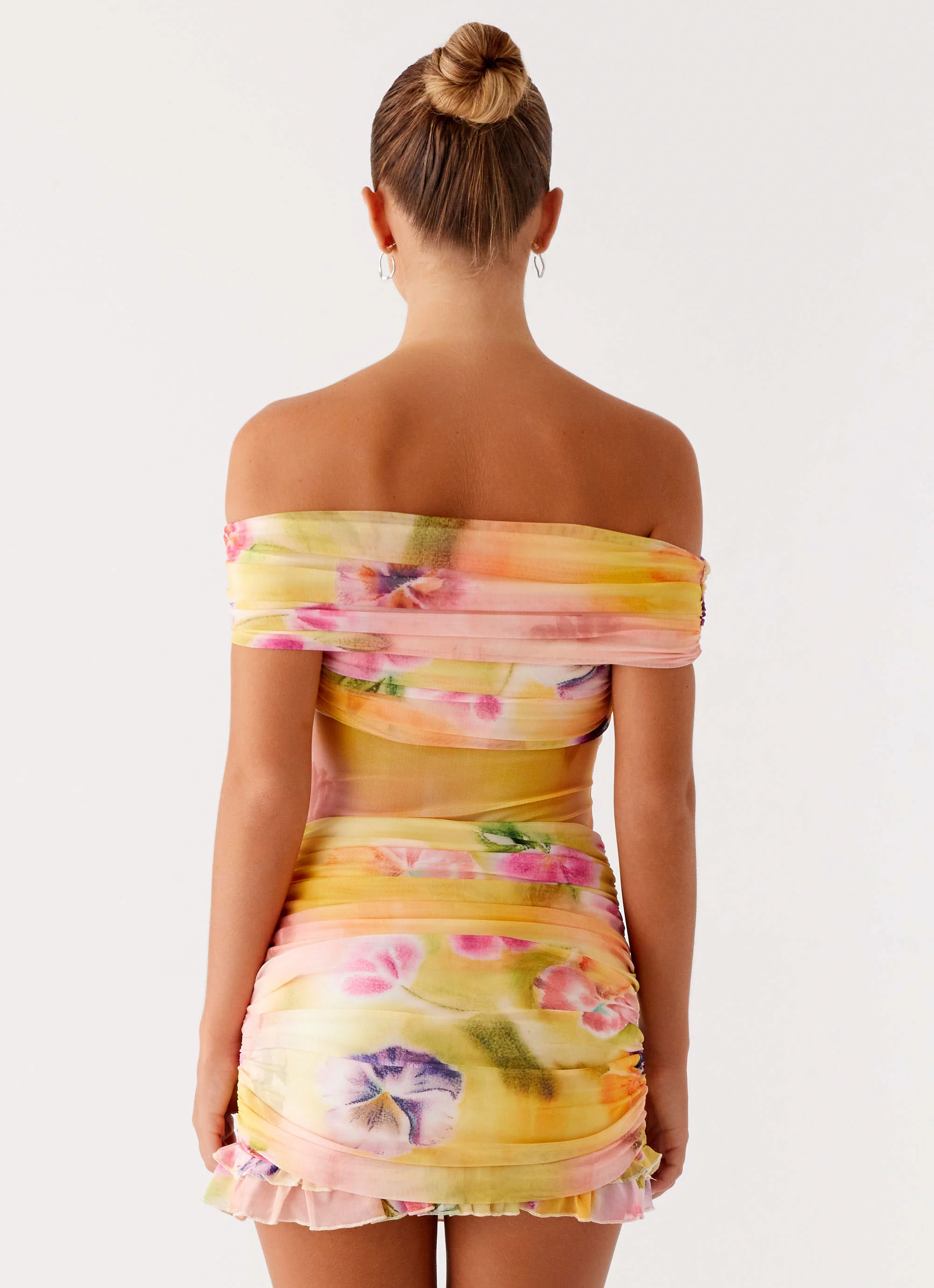 Frances Mini Dress - Sunburst Floral - Image 4