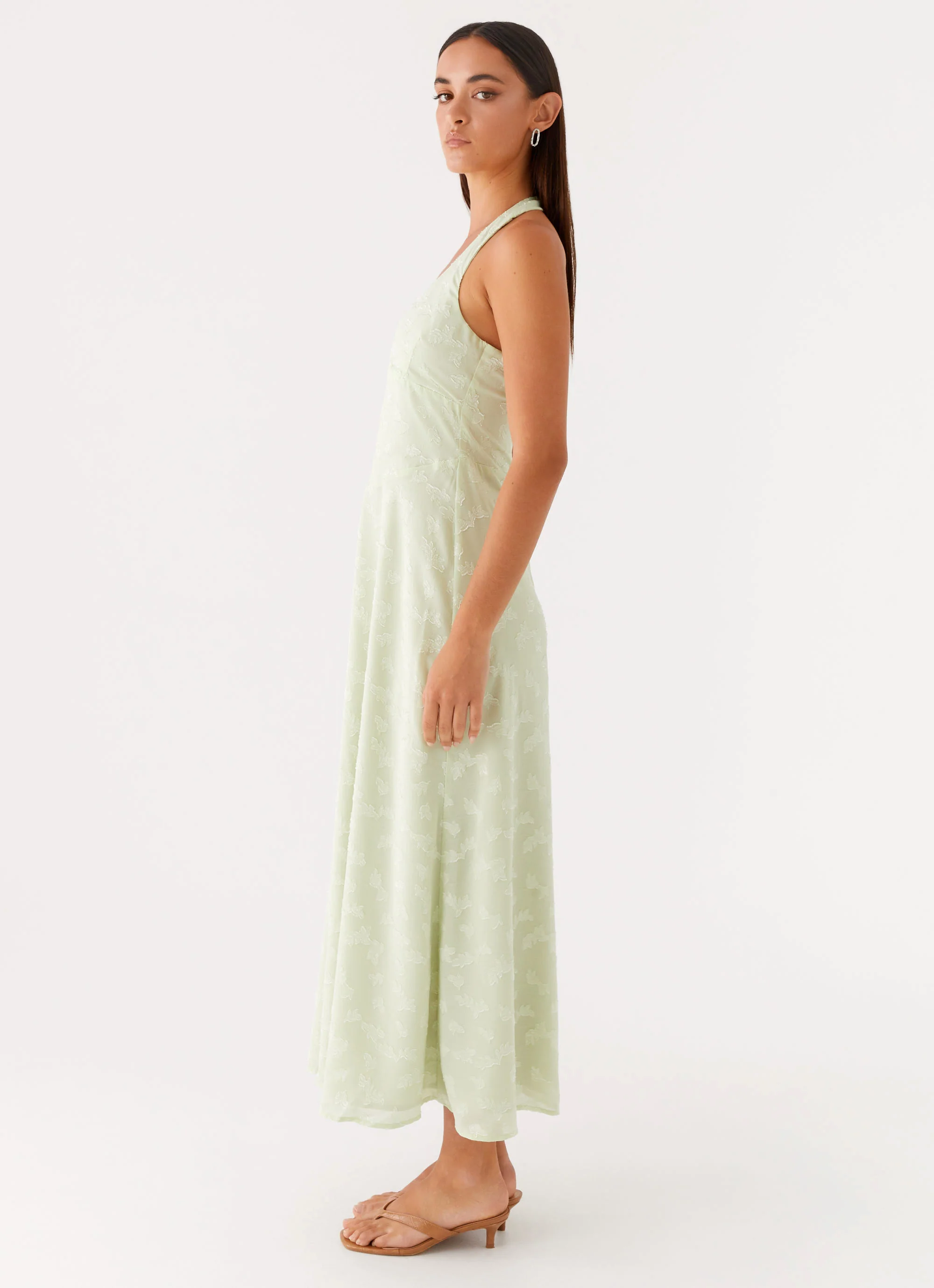 Francesca Midi Dress - Sage - Image 2