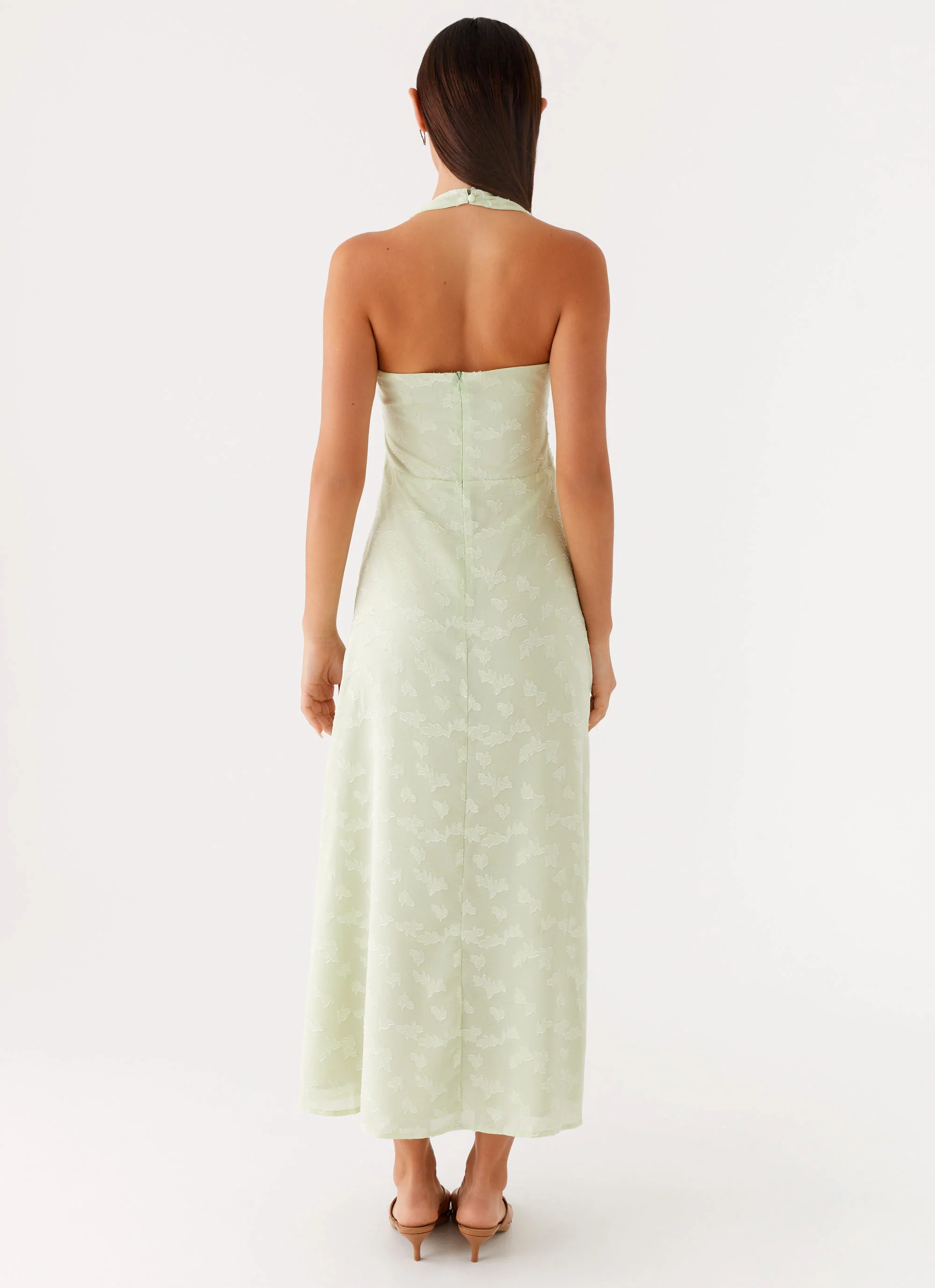 Francesca Midi Dress - Sage - Image 3