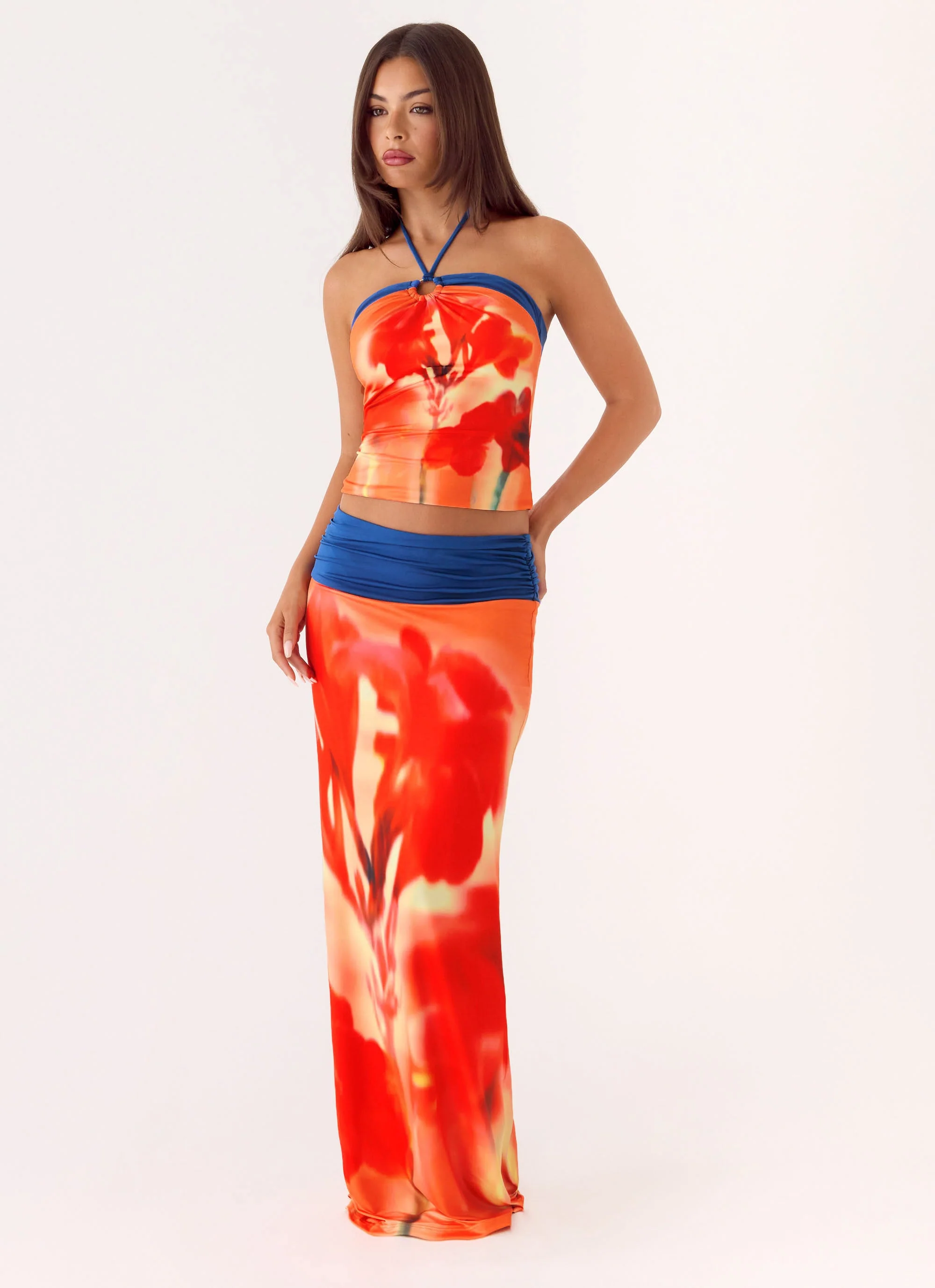 Fraser Maxi Skirt - Sunburnt Petal - Image 5