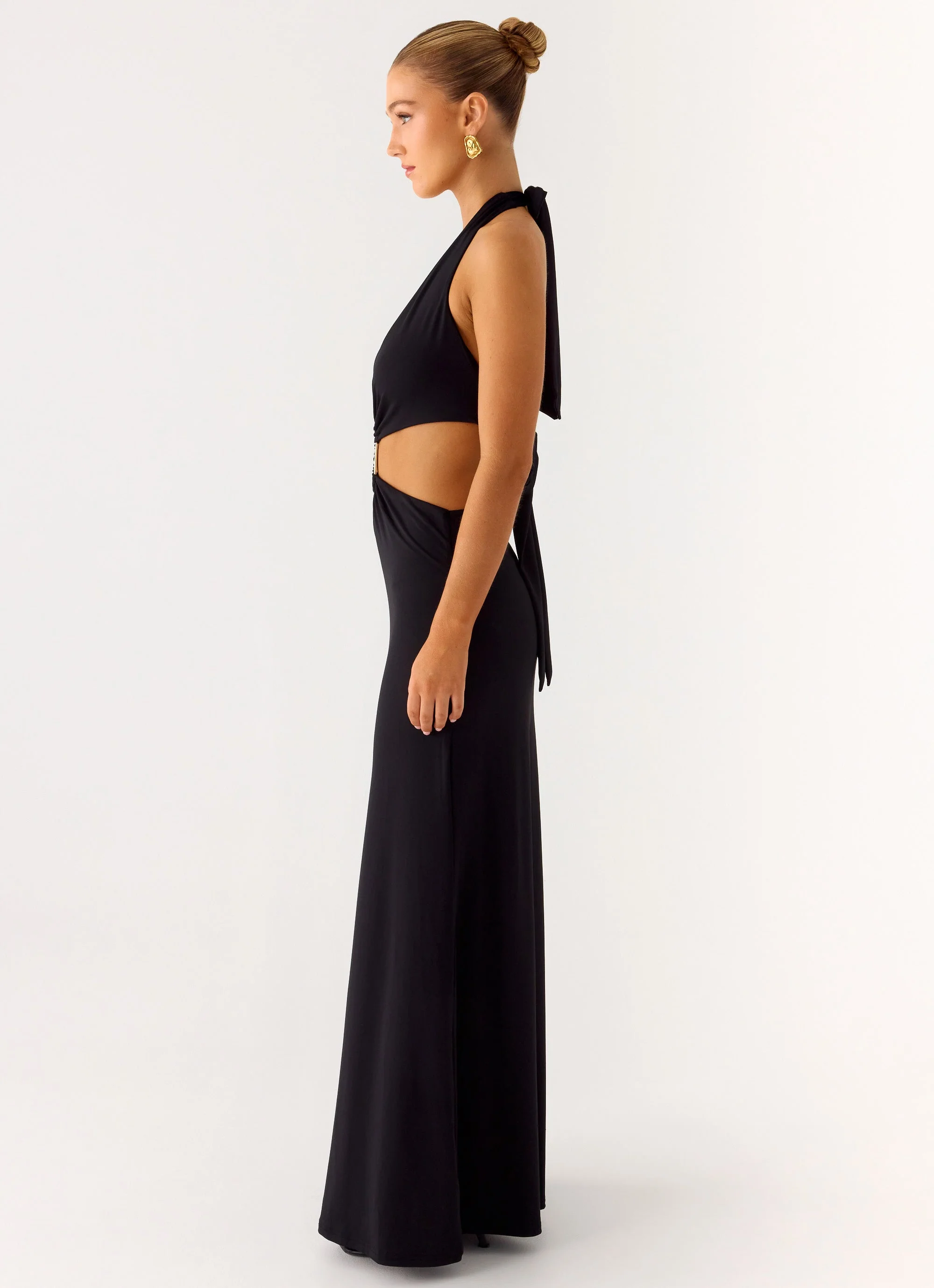 Free Now Maxi Dress - Black - Image 3