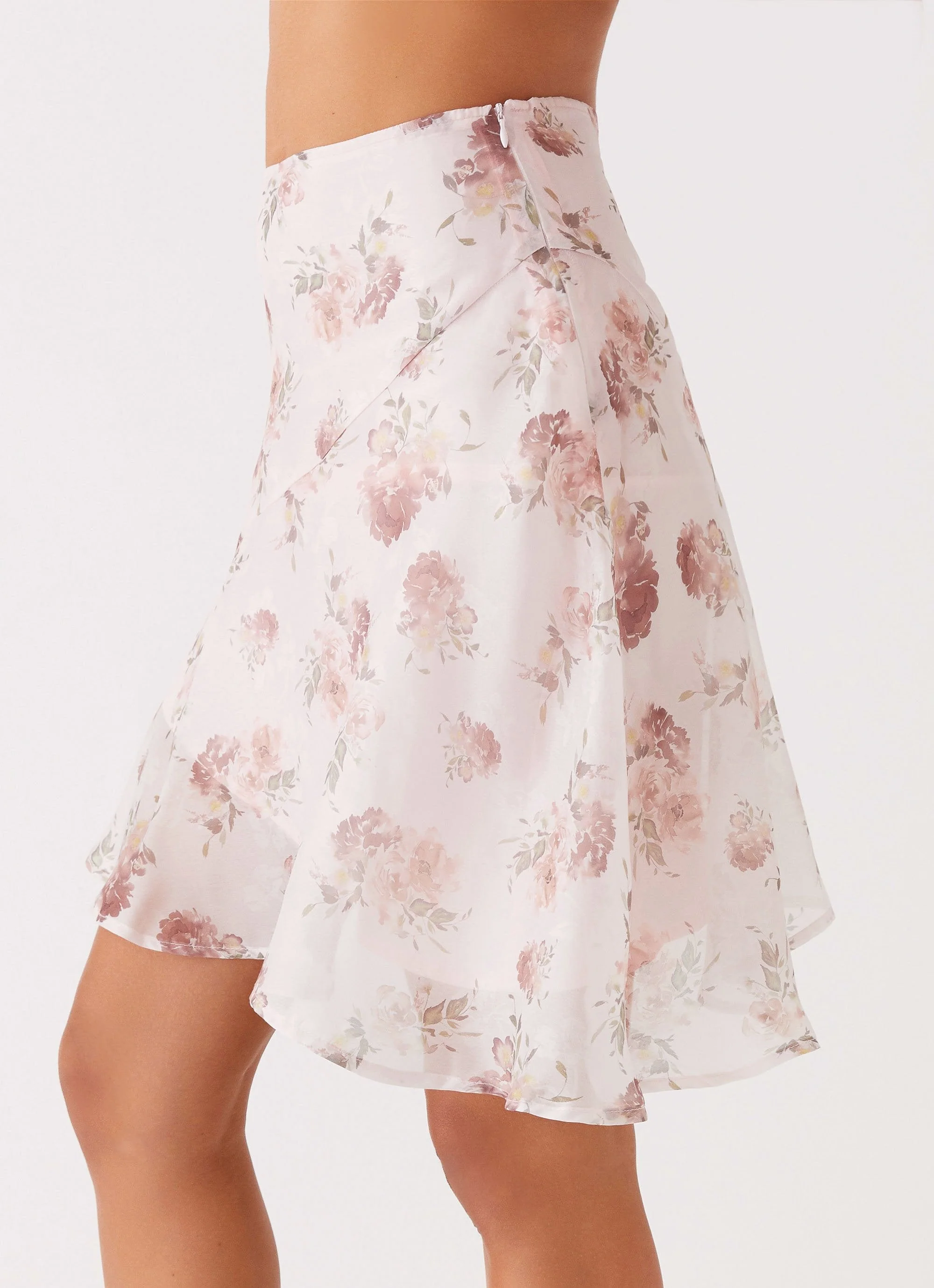 French Dream Midi Skirt - Vintage Bloom - Image 3