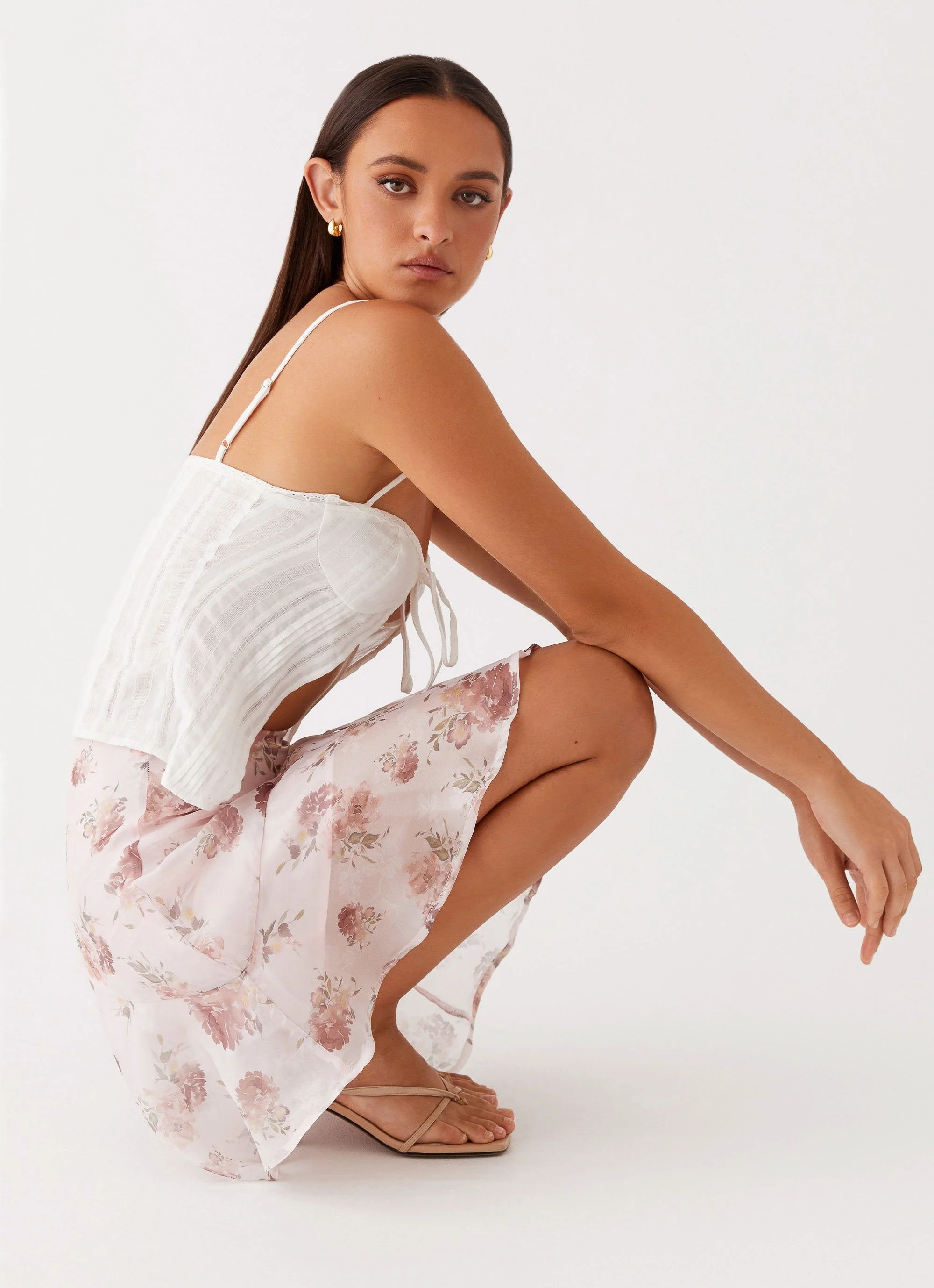 French Dream Midi Skirt - Vintage Bloom - Image 6