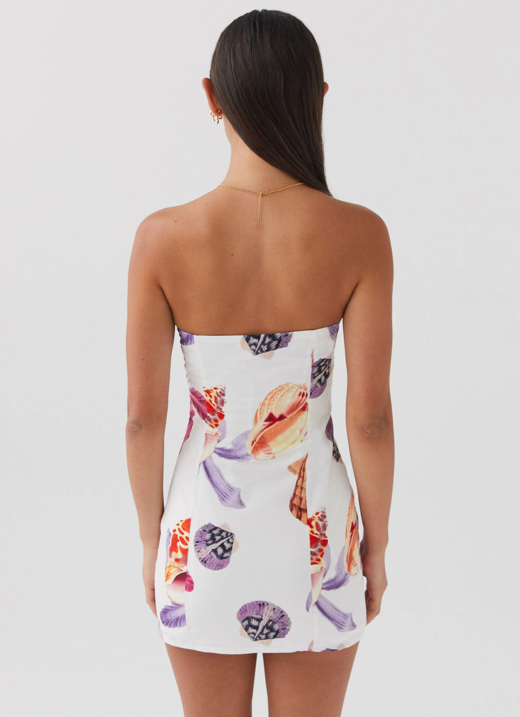 Freya Linen Mini Dress - Seaside Bouquet - Image 4