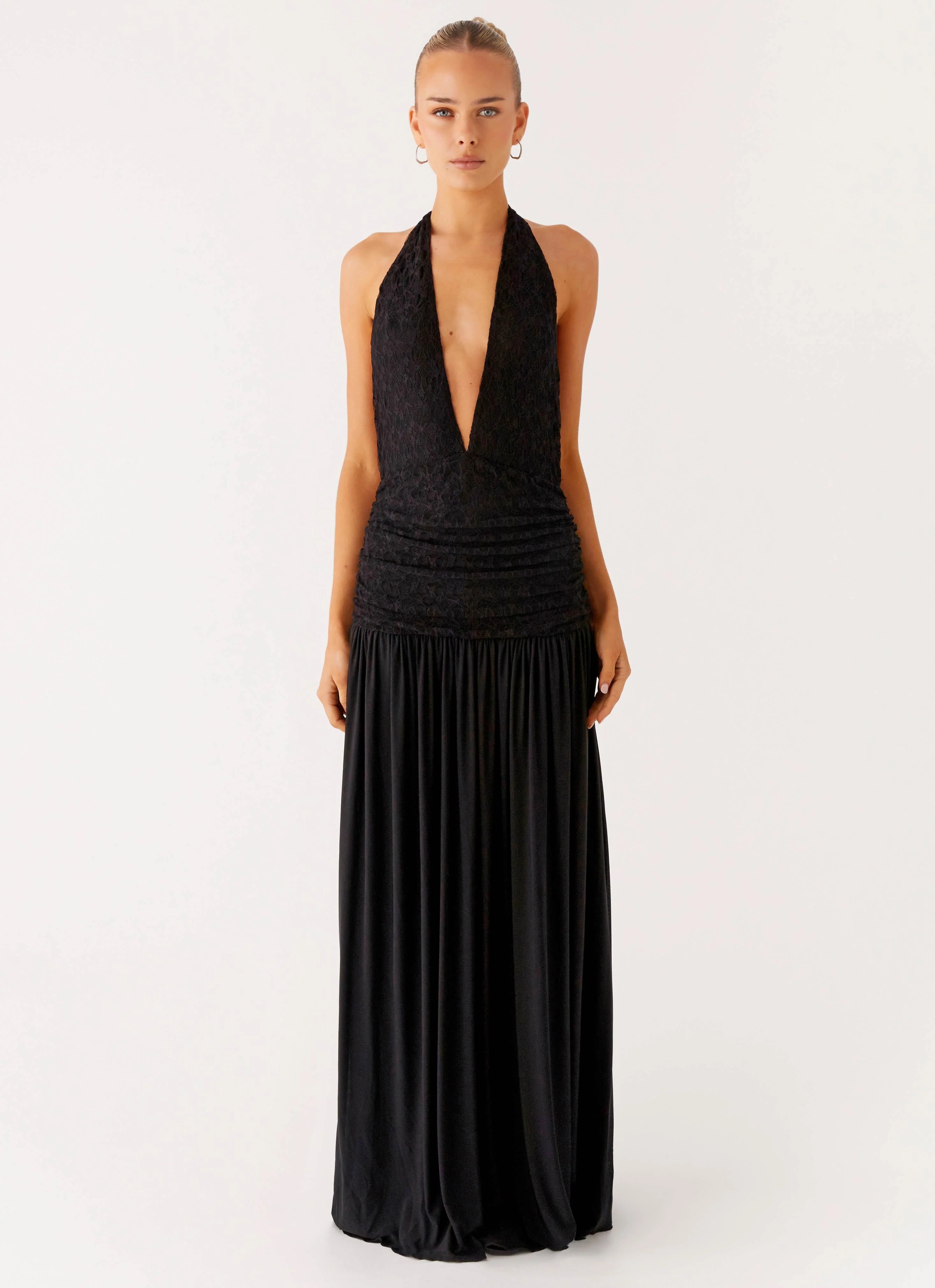 Full Attention Maxi Dress - Black - Image 3