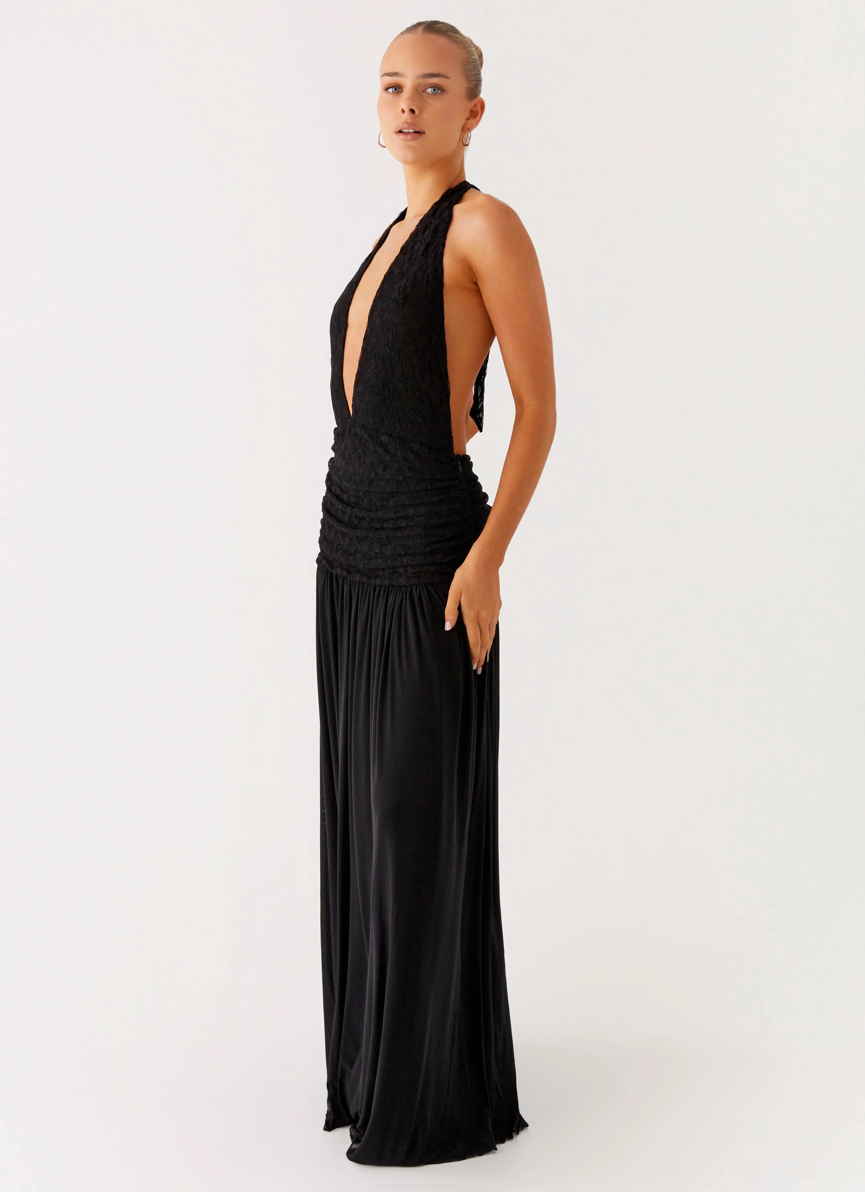 Full Attention Maxi Dress - Black - Image 5