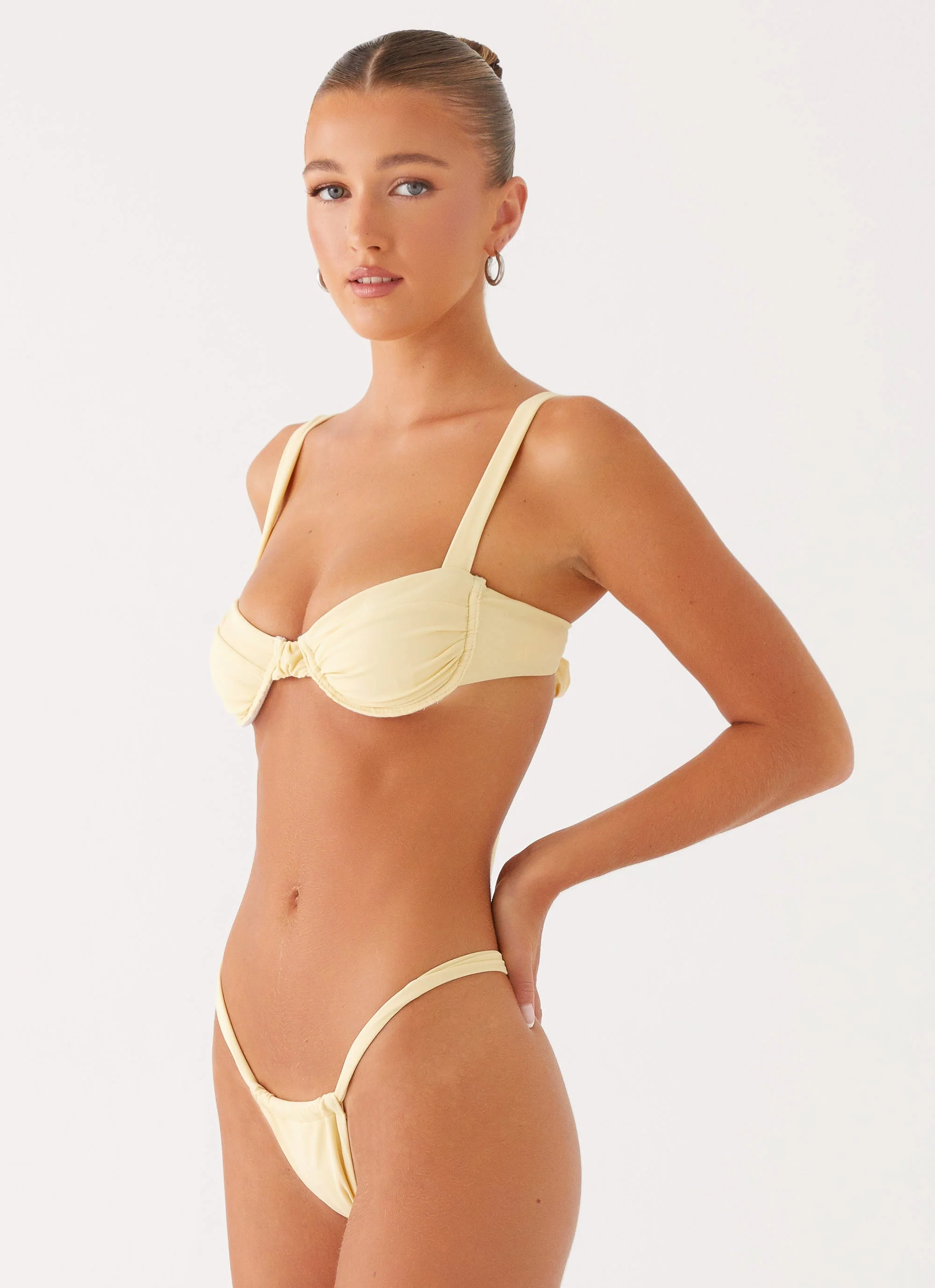 Gala Underwire Bikini Top - Yellow - Image 3