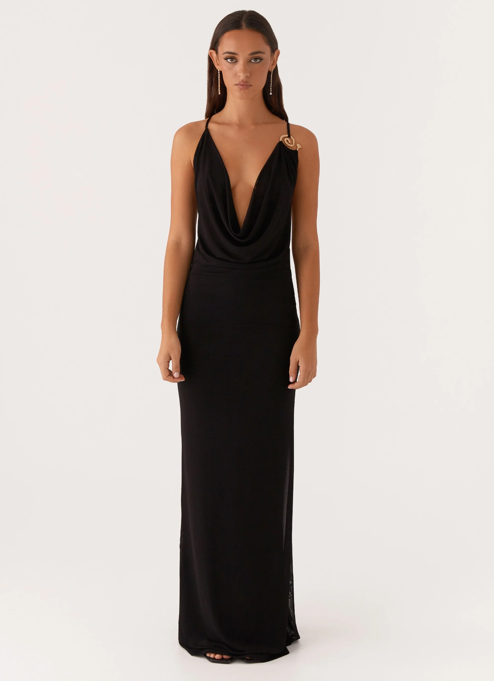 Game Player Maxi Dress - Black - Image 2