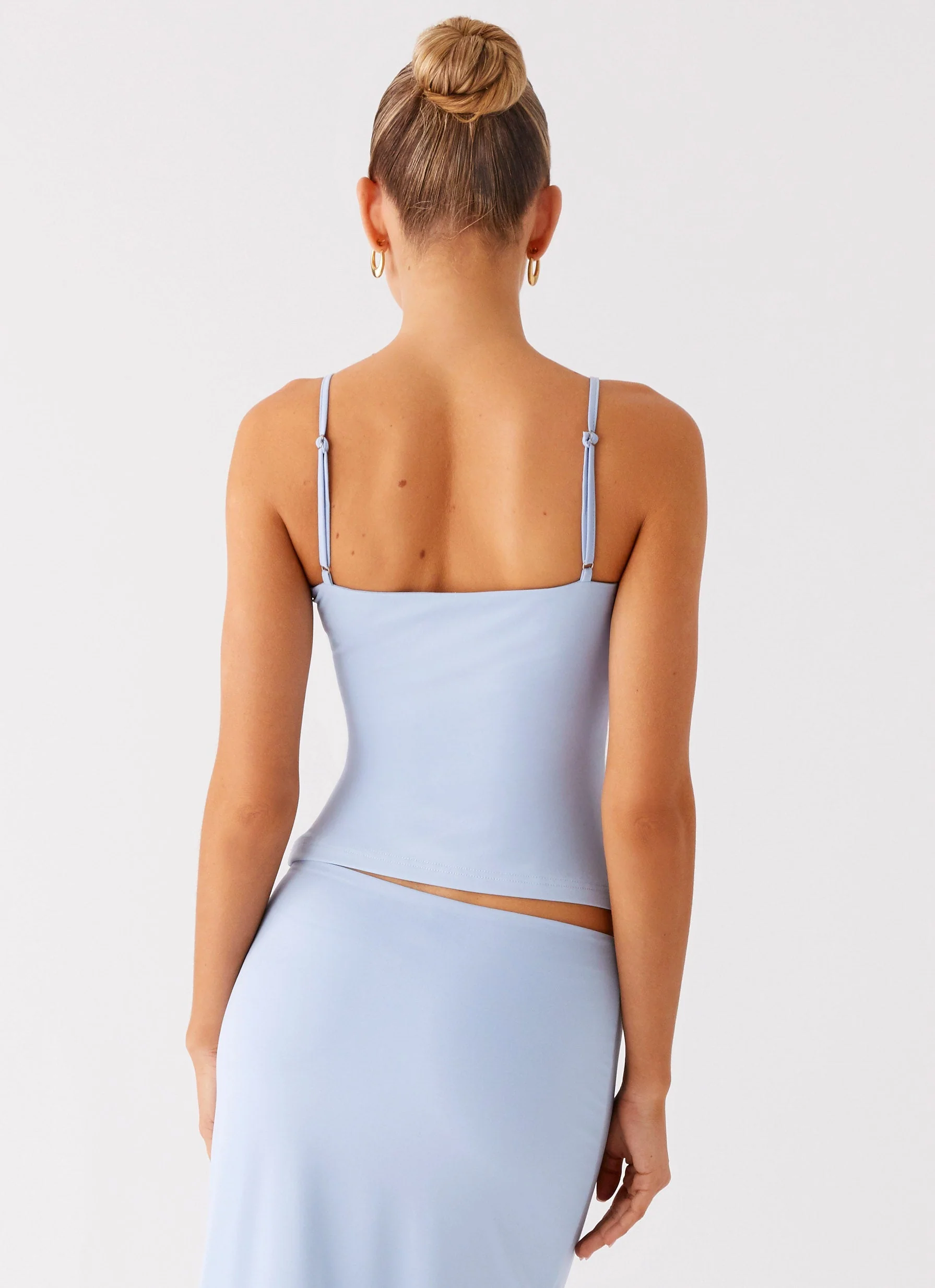 Garrix Bead Cami Top - Baby Blue - Image 3