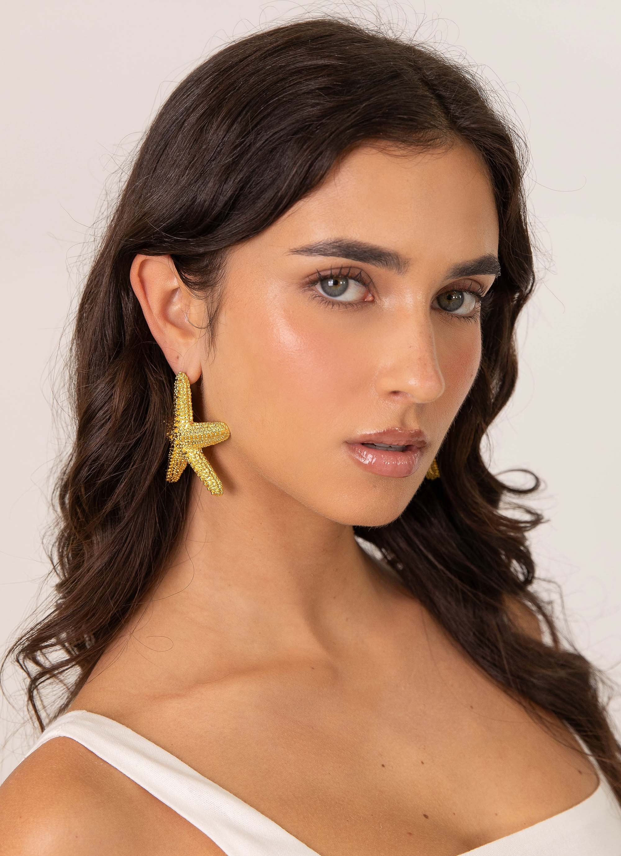 Geneve Starfish Earring - Gold - Image 2