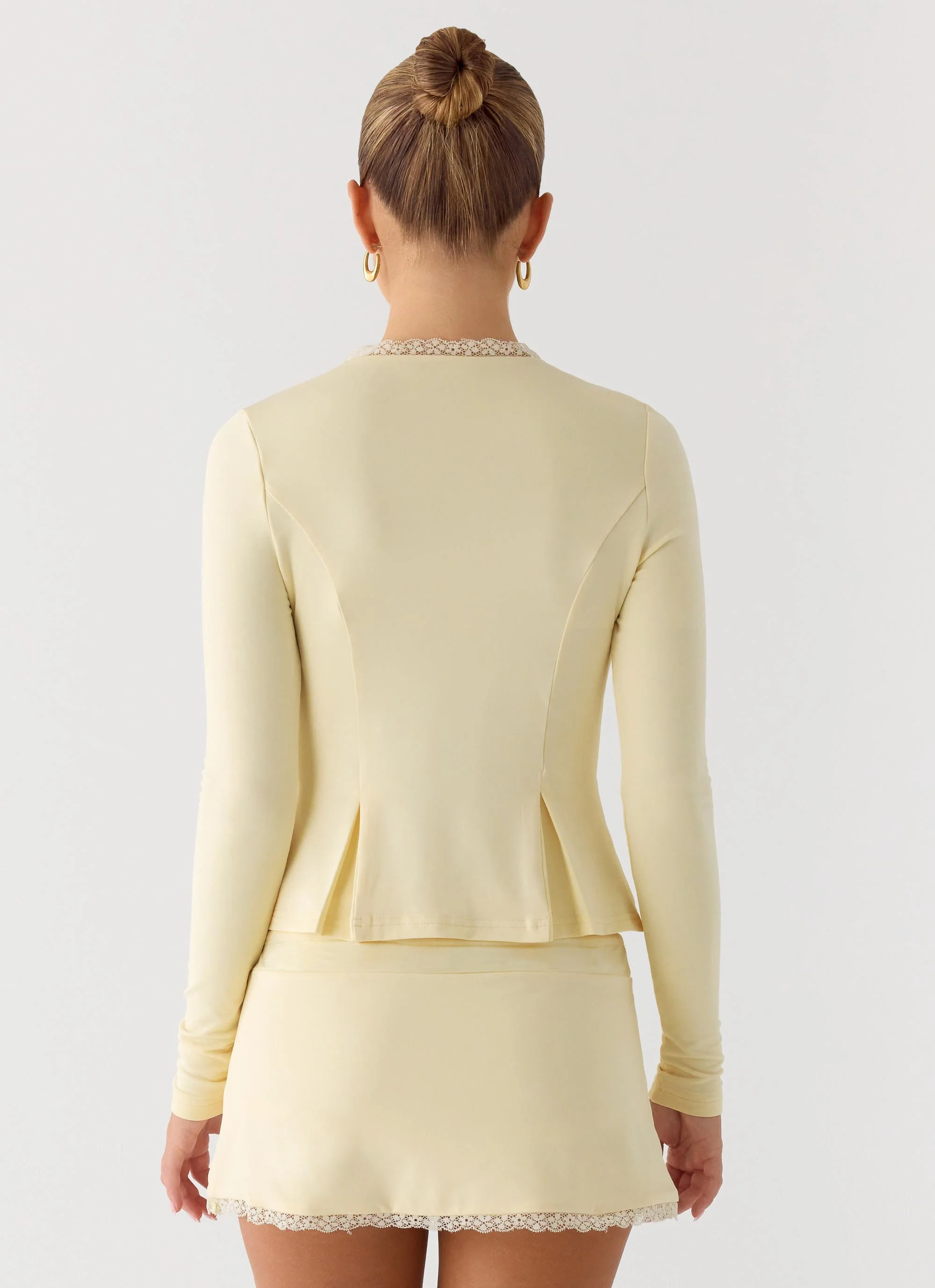 Get No Sleep Mini Skort - Butter Yellow - Image 4