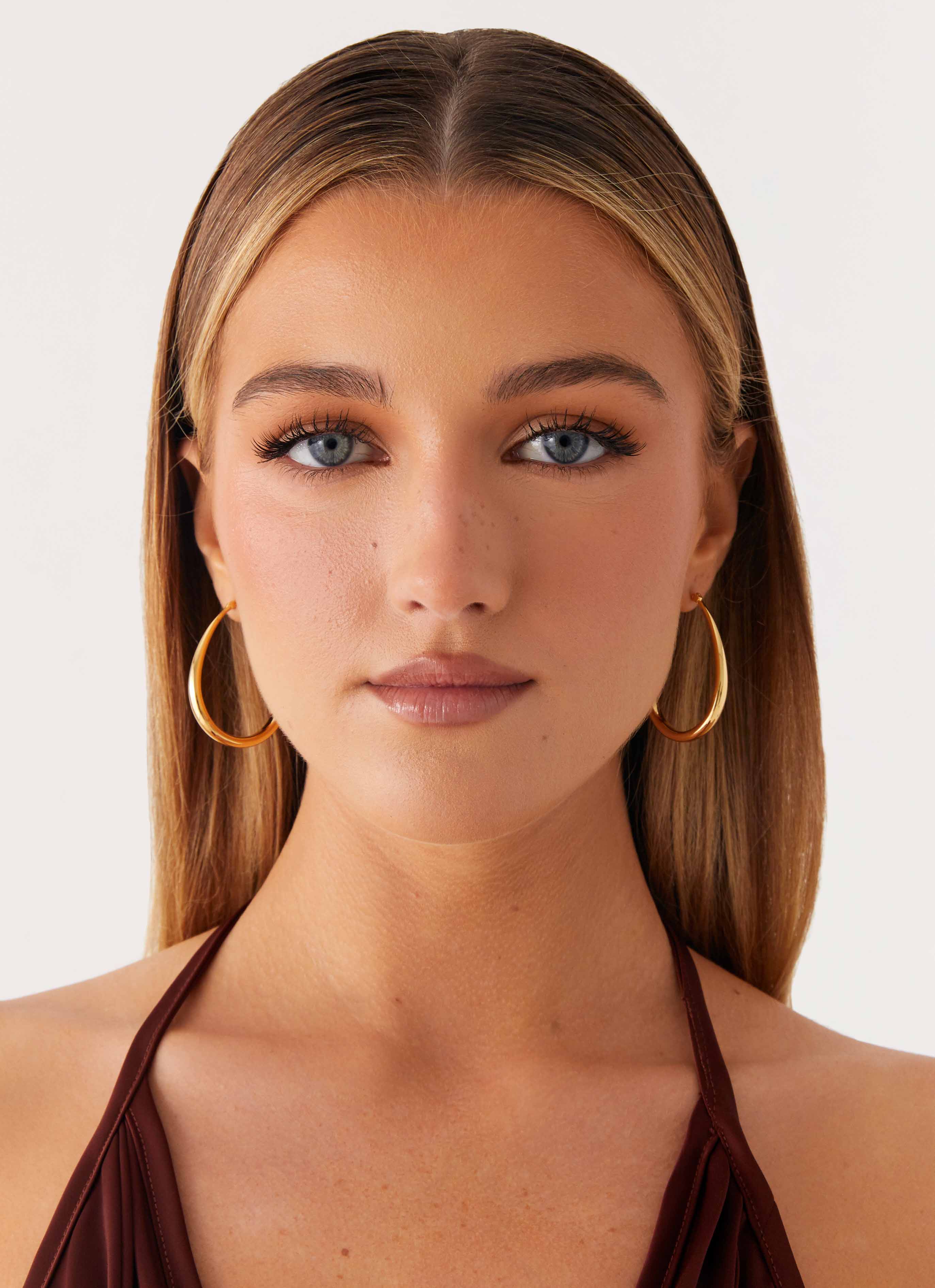 Gleam Hoop Earrings - Gold - Image 4