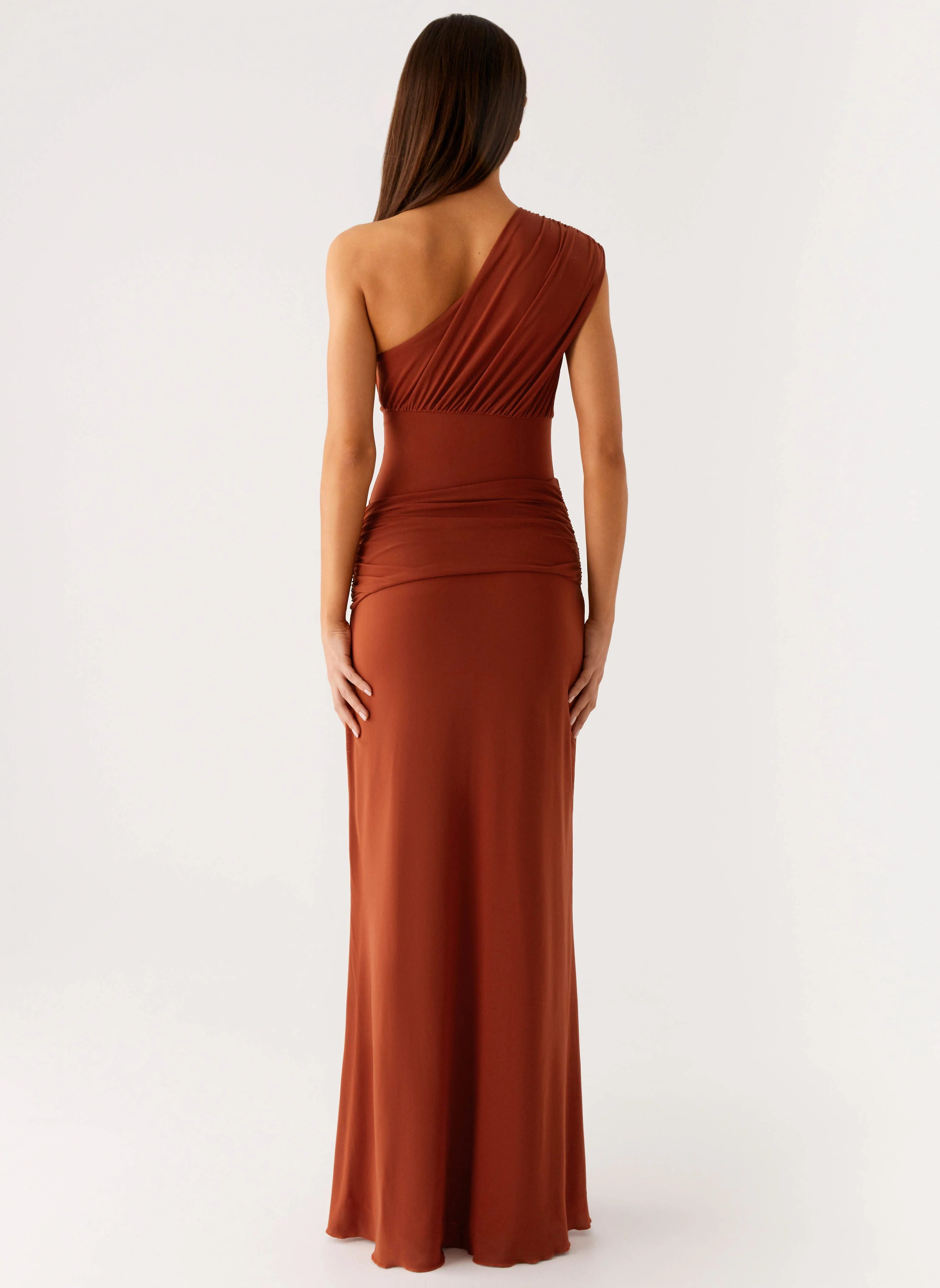 Glimmer Maxi Dress - Rust - Image 4