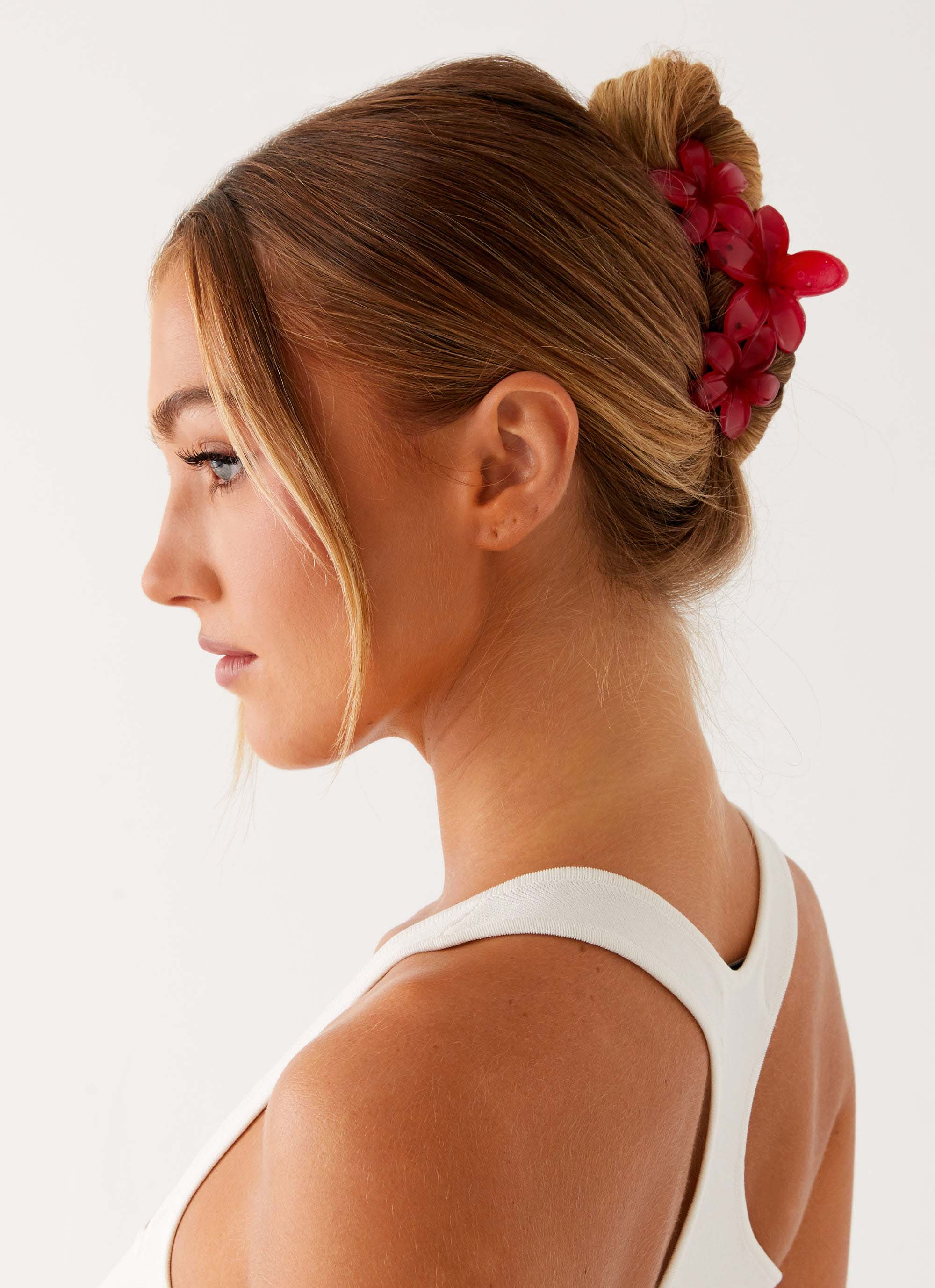 Goji Hair Clip - Raspberry - Image 4