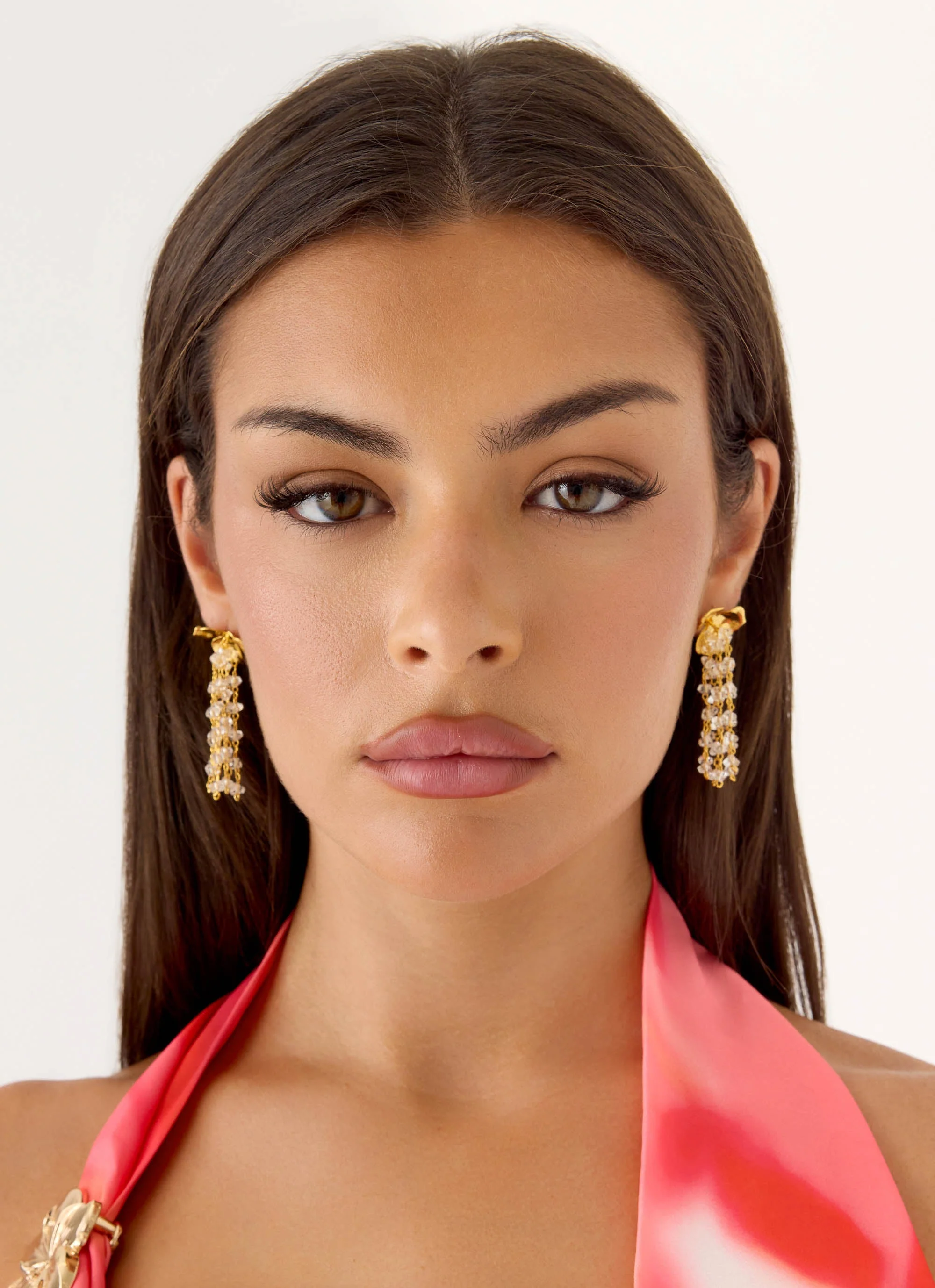 Golden Bloom Earrings - Gold - Image 4