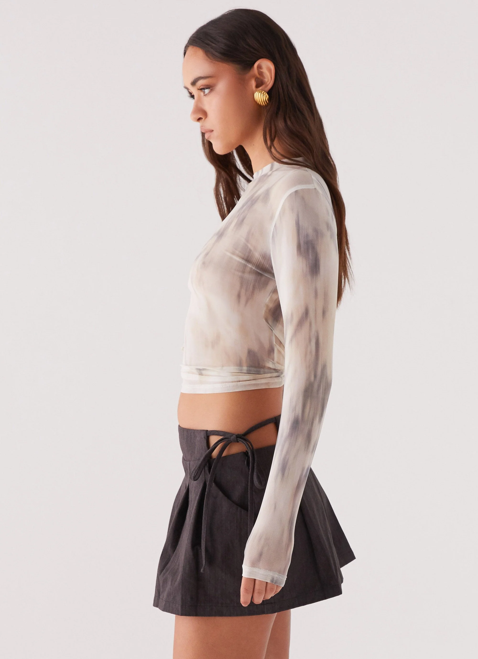 Golden Horizon Long Sleeve Top - Smoke - Image 2