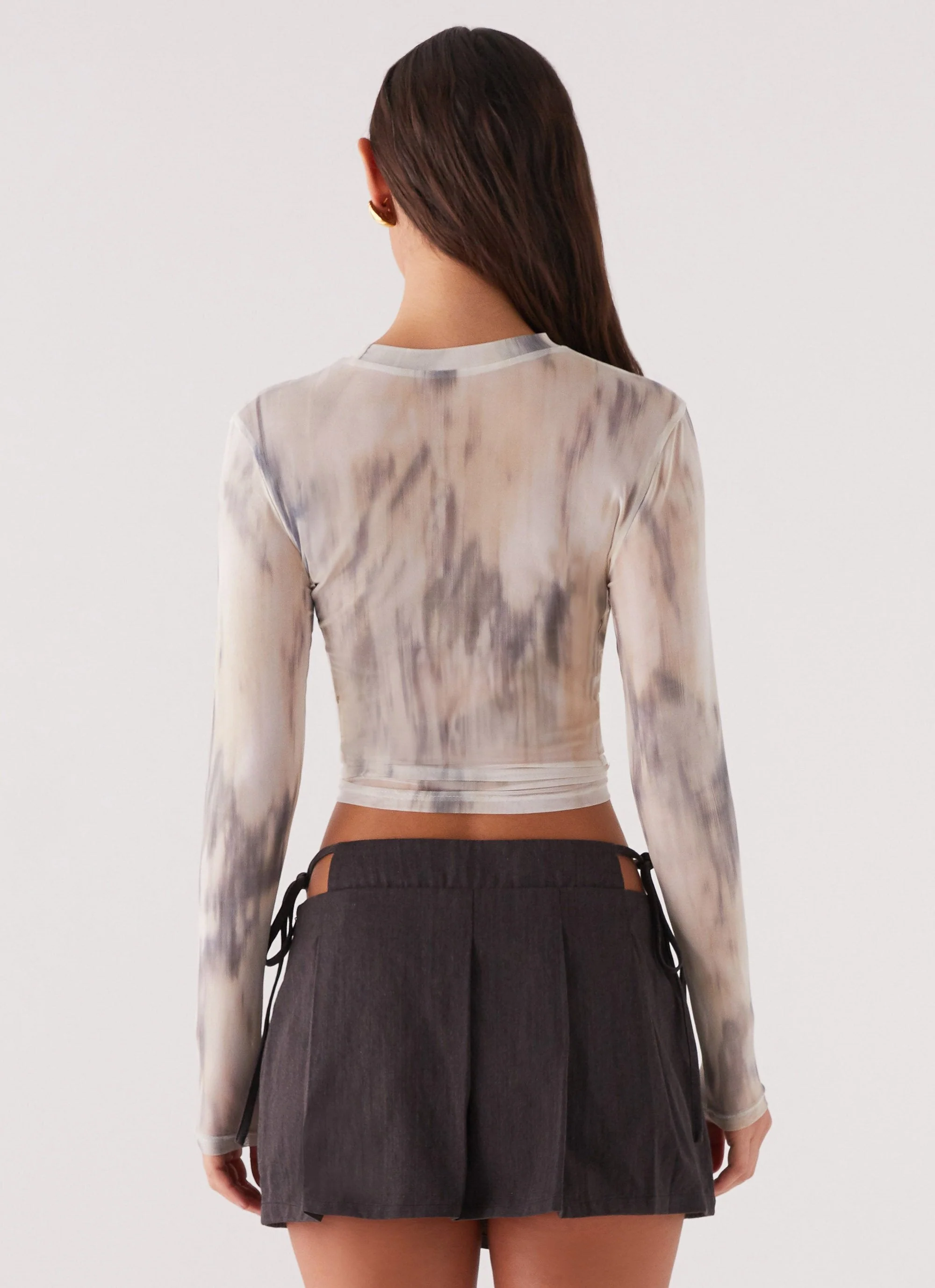 Golden Horizon Long Sleeve Top - Smoke - Image 3