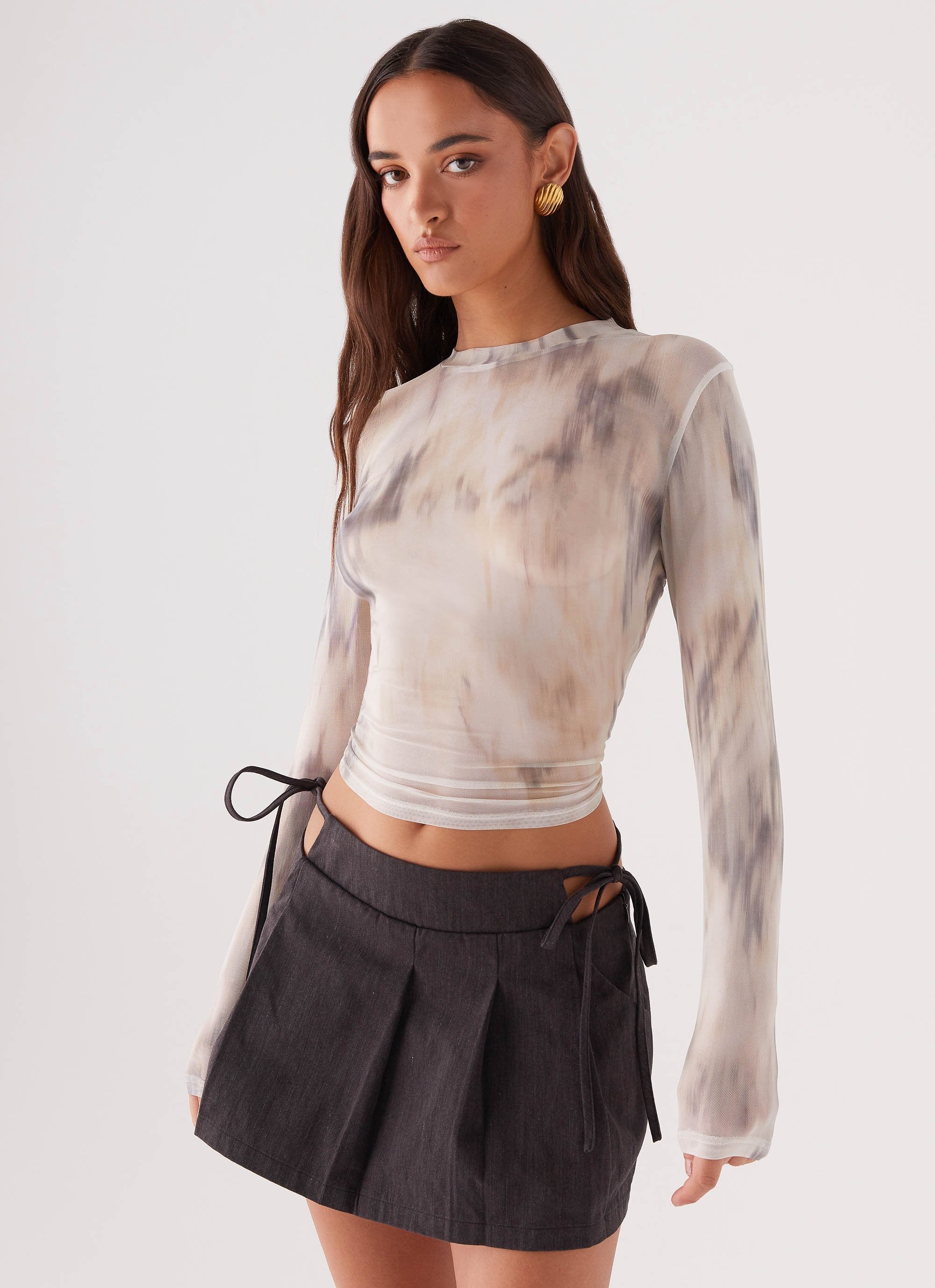 Golden Horizon Long Sleeve Top - Smoke - Image 4