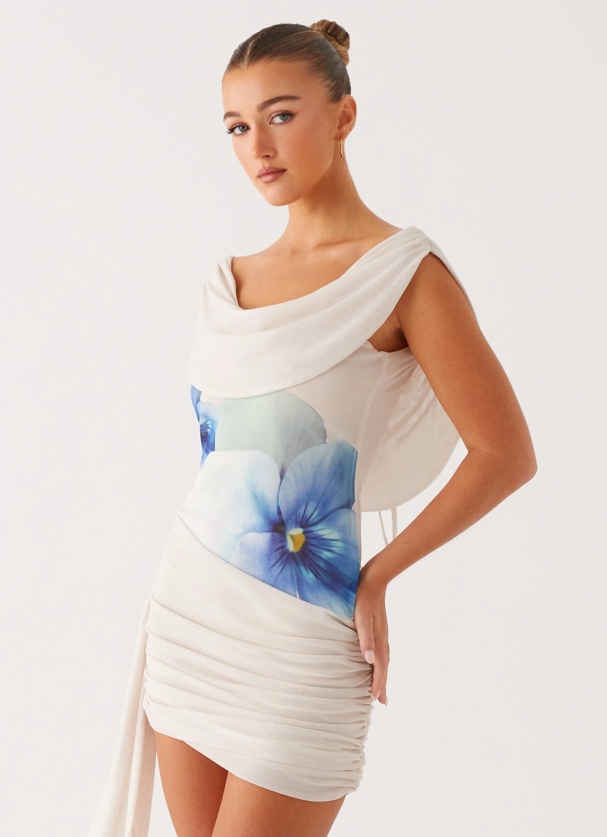 Good Fortune Mini Dress - Ivory - Image 4