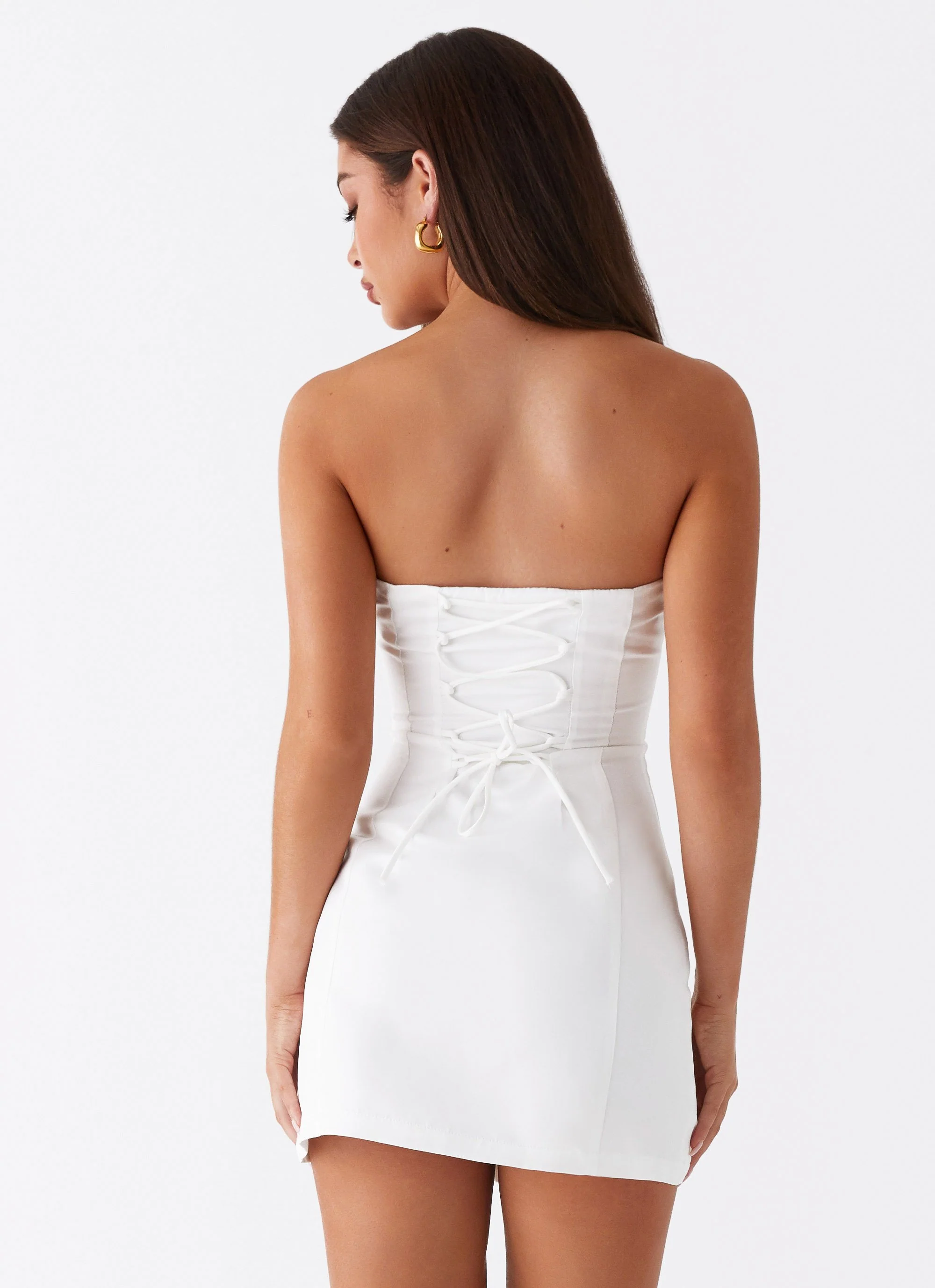 Good Lies Mini Dress - White - Image 5