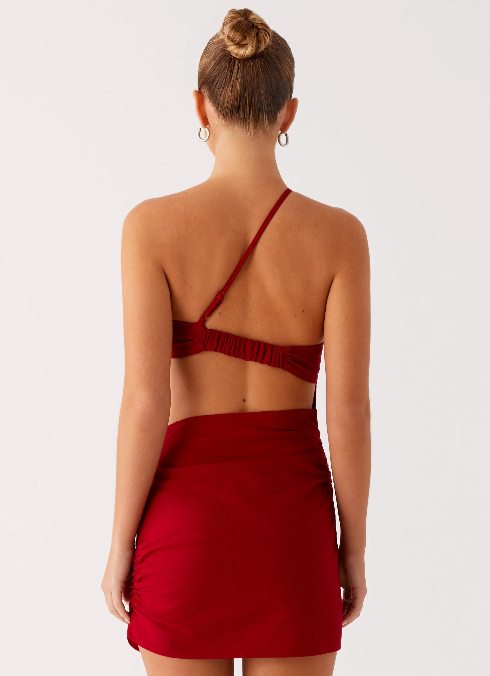 Gossip Mini Dress - Red - Image 4