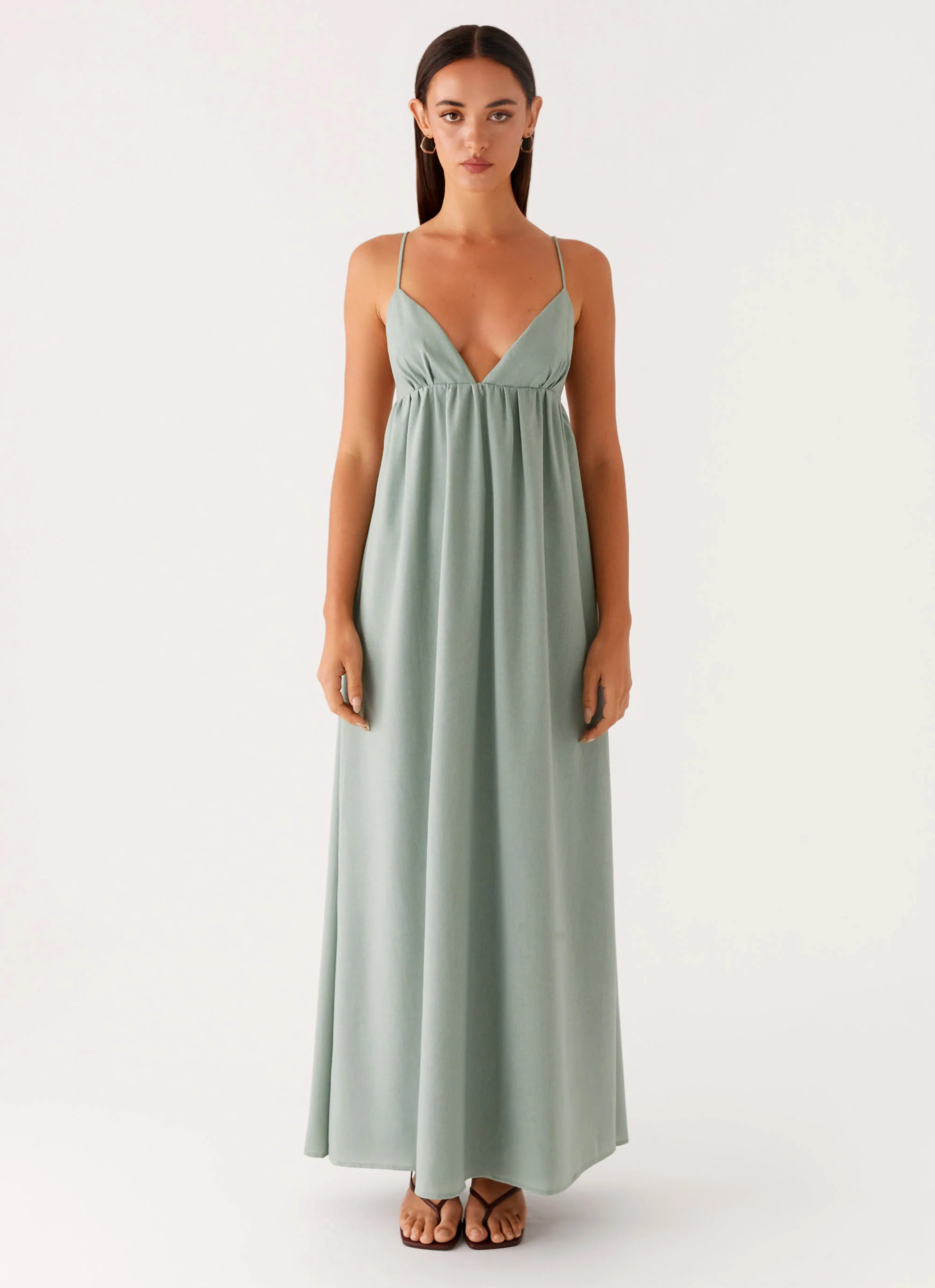 Greer Maxi Dress - Sage - Image 2