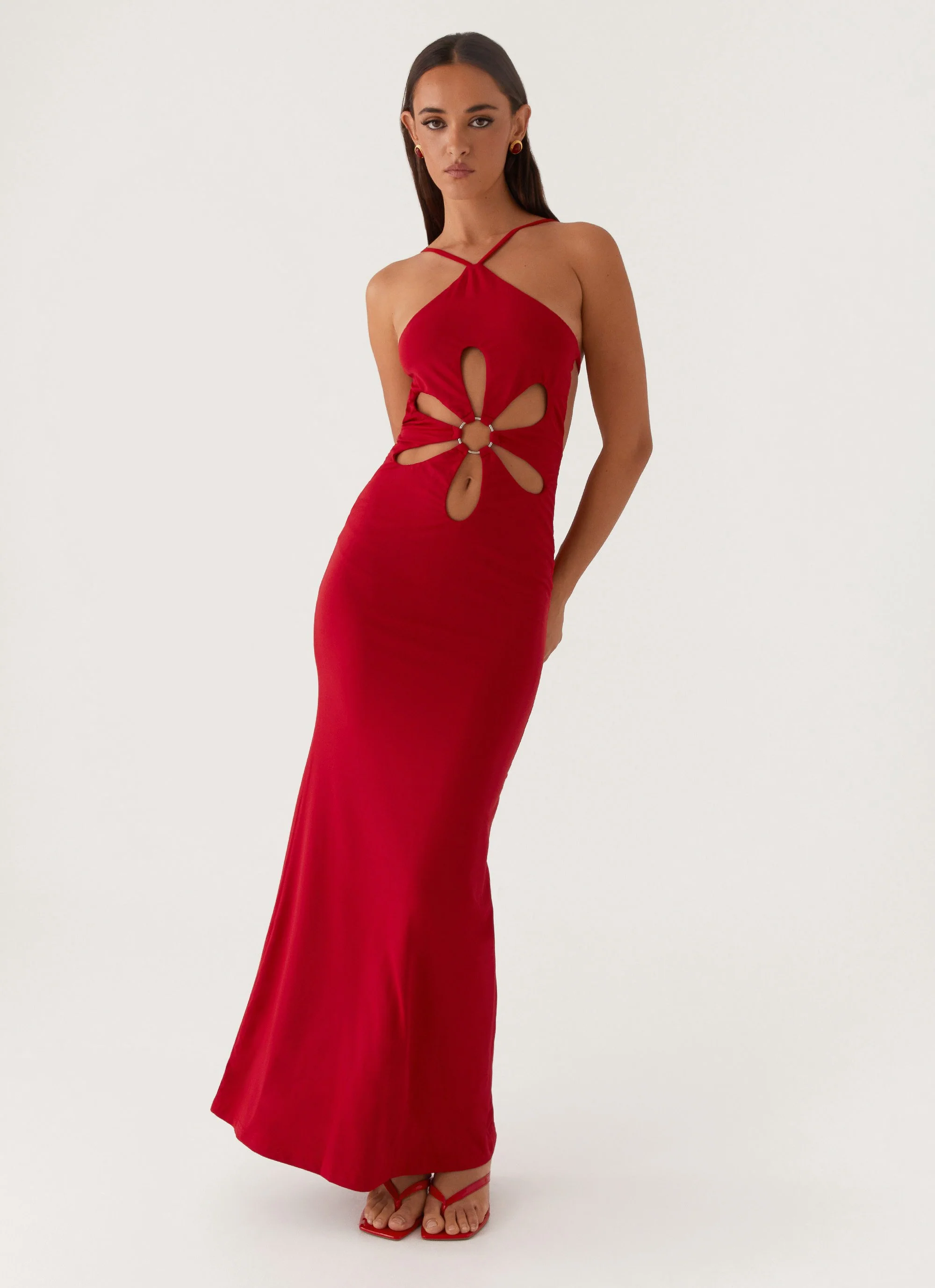Grow Together Maxi Dress - Red - Image 3