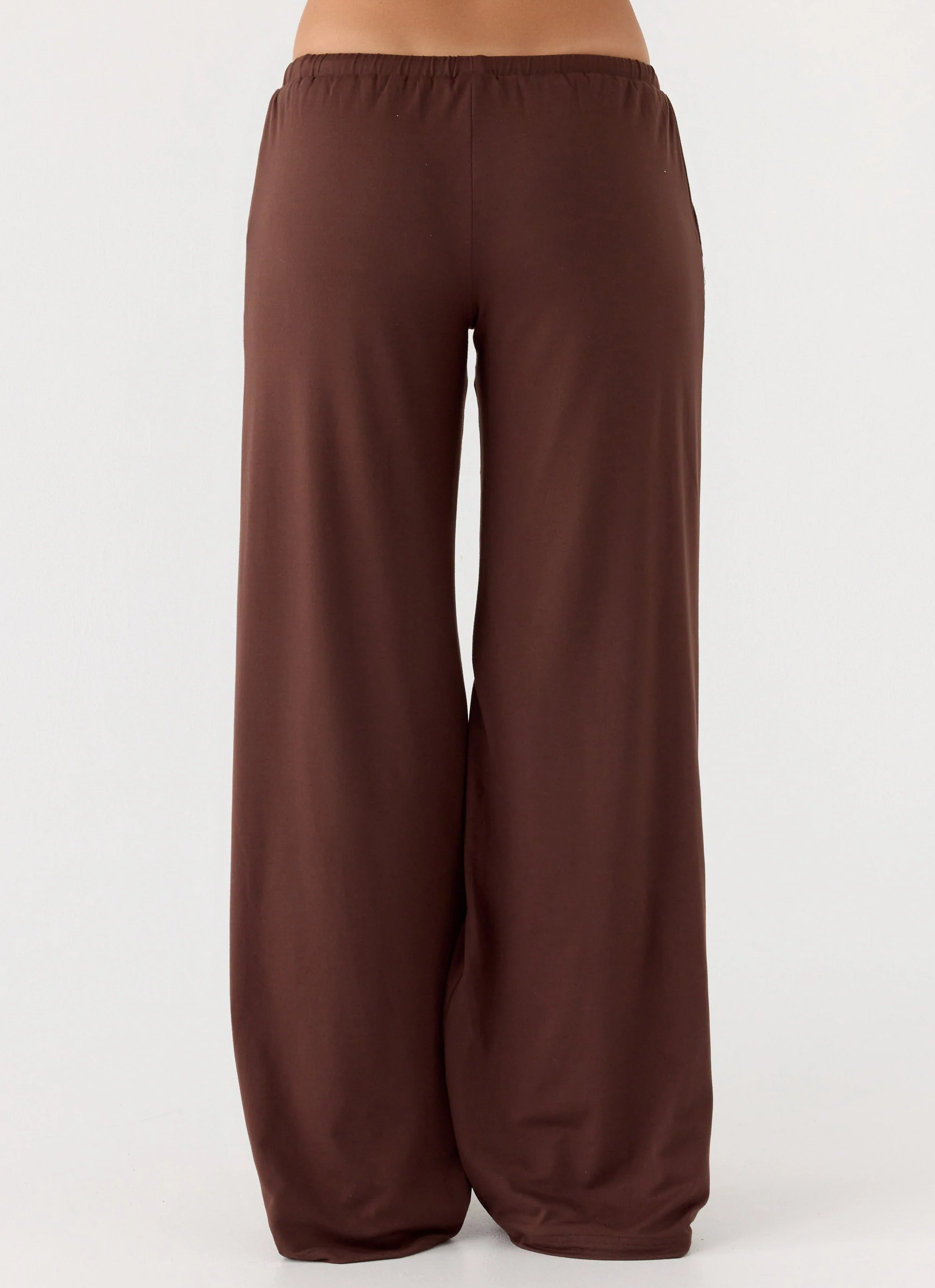 Hard To Tame Stretch Sweatpants - Chocolate - Image 4
