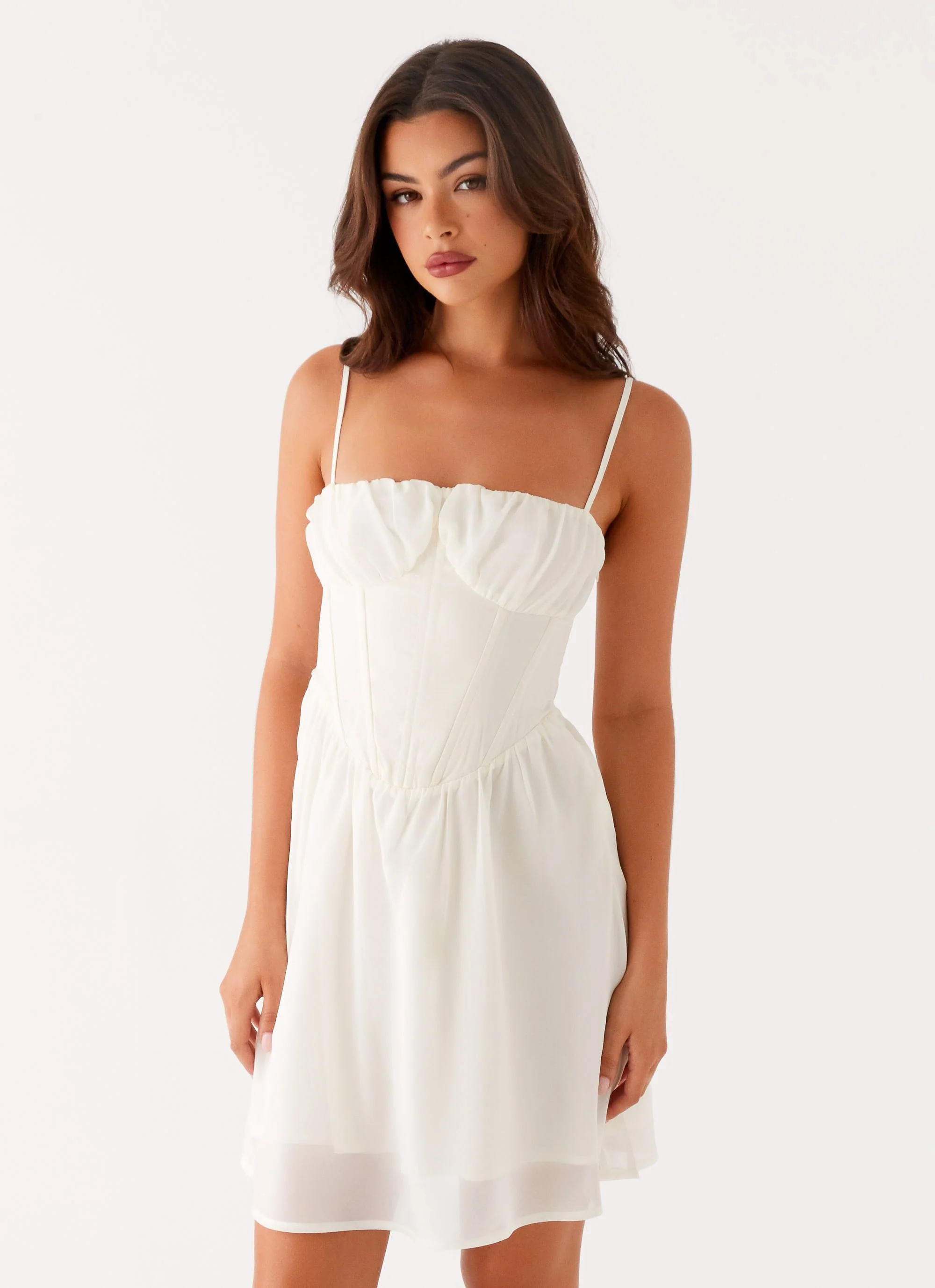 Harmony Mini Dress - Ivory - Image 5